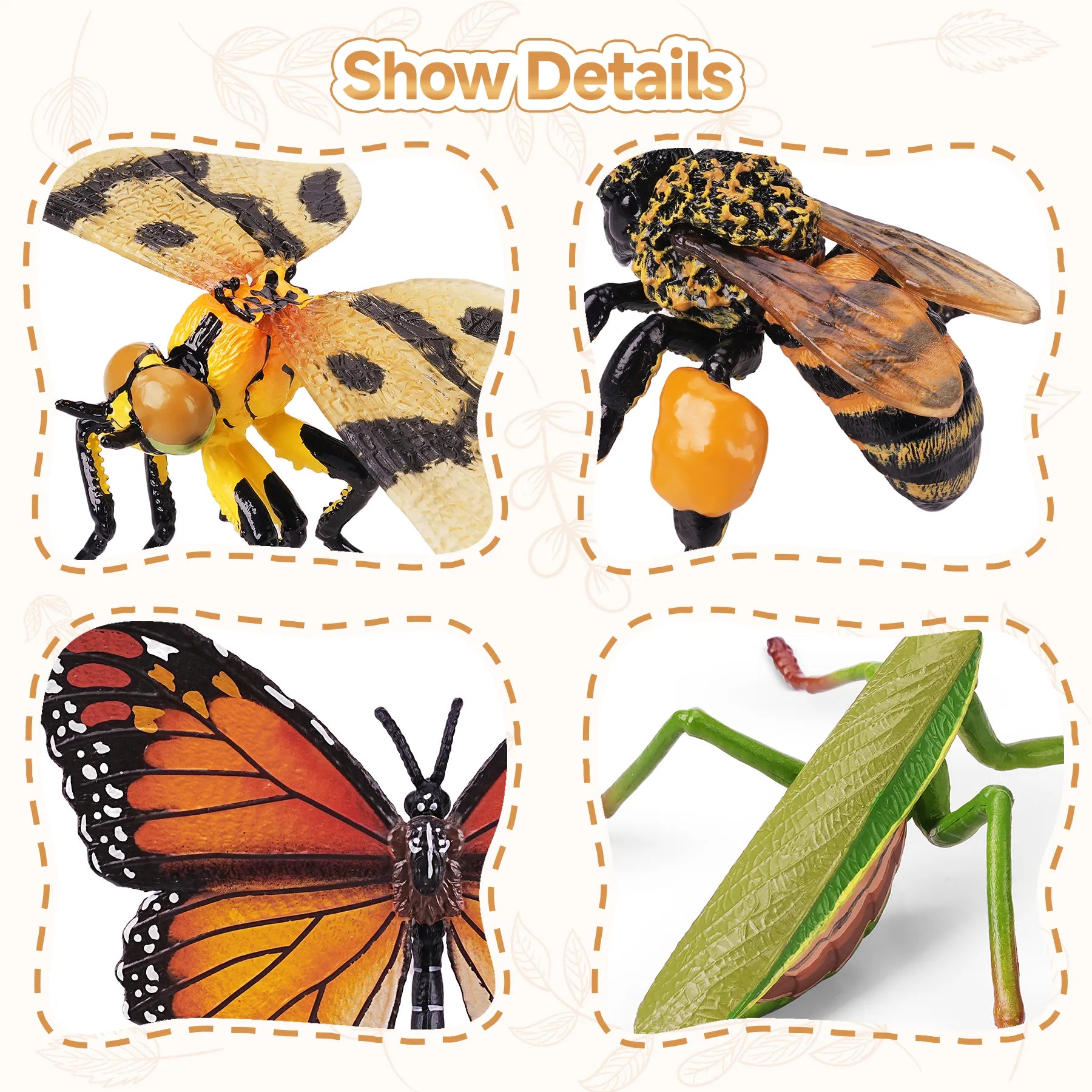 12-Piece Insect Figurines Playset-detail1