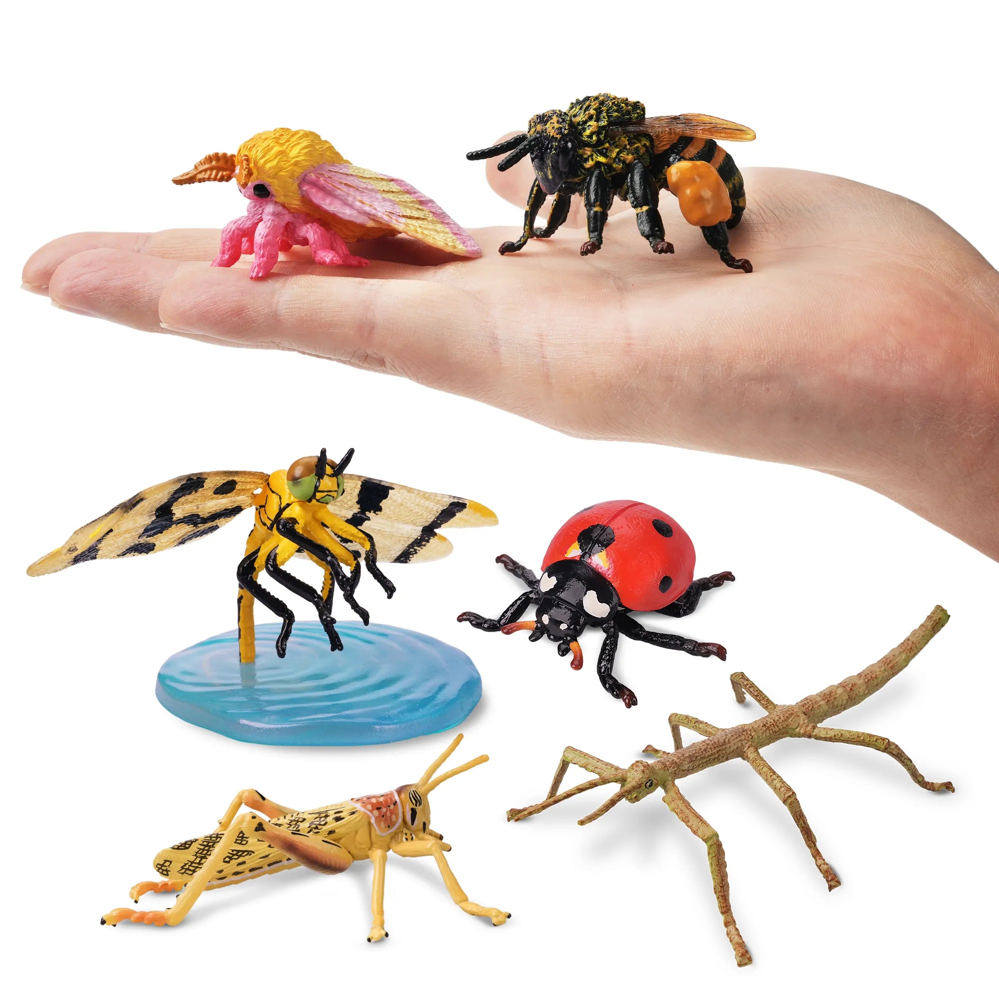 12-Piece Insect Figurines Playset-on hand