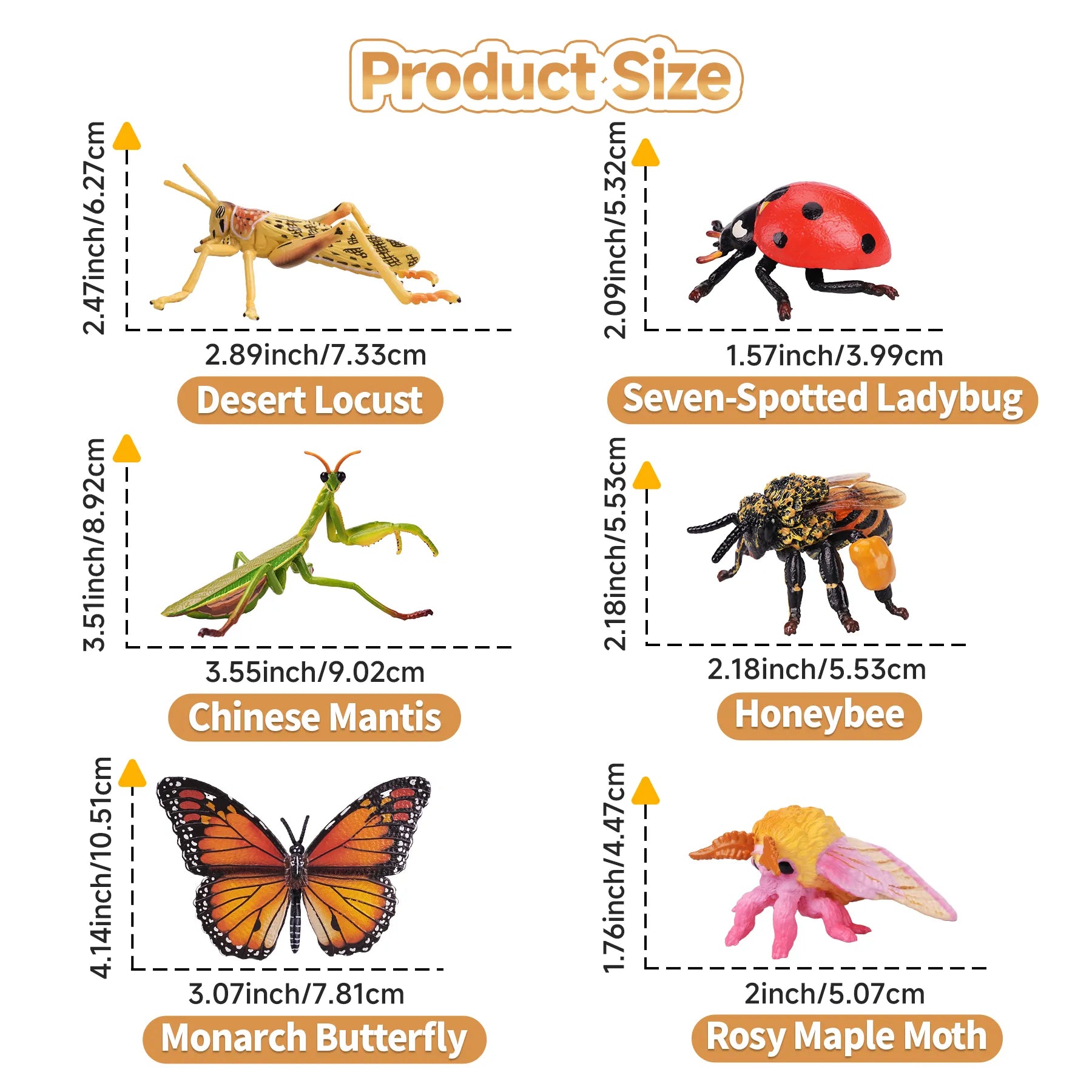 12-Piece Insect Figurines Playset-size1
