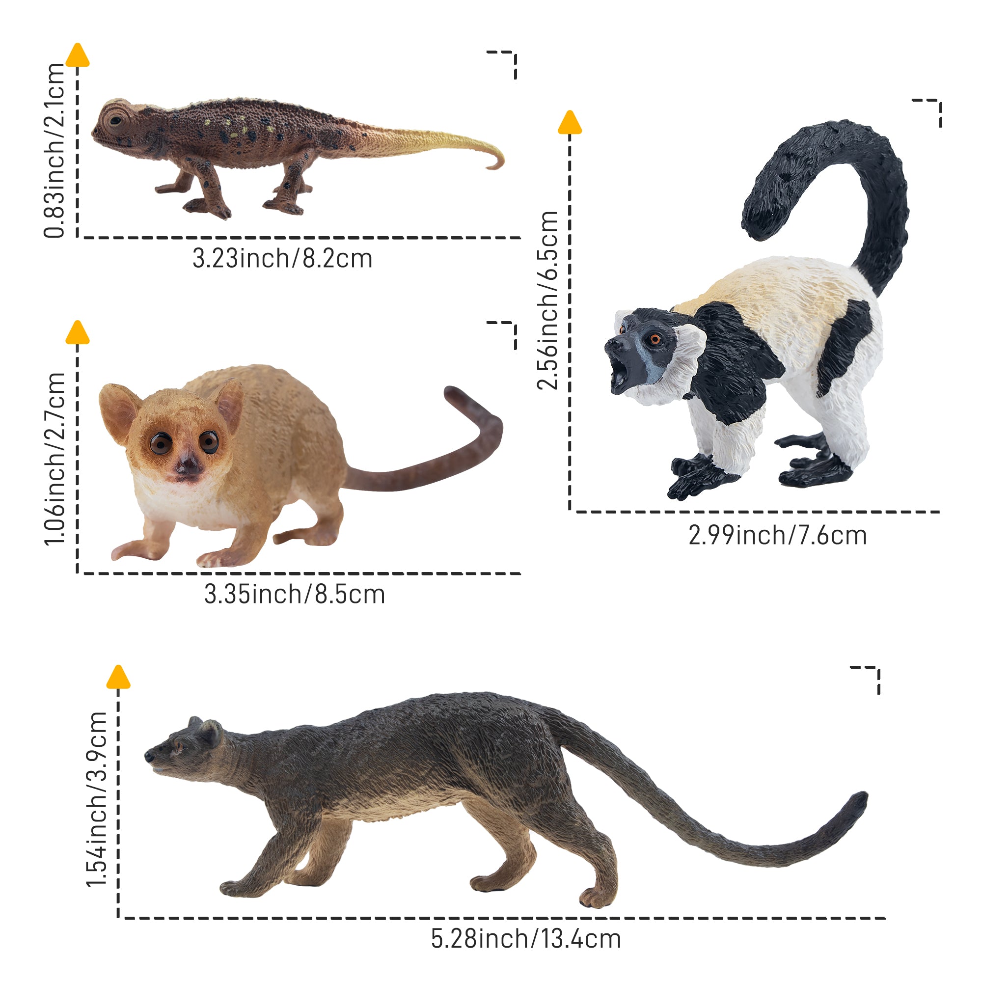 12-Piece Madagascar Animal Figurine-size-2
