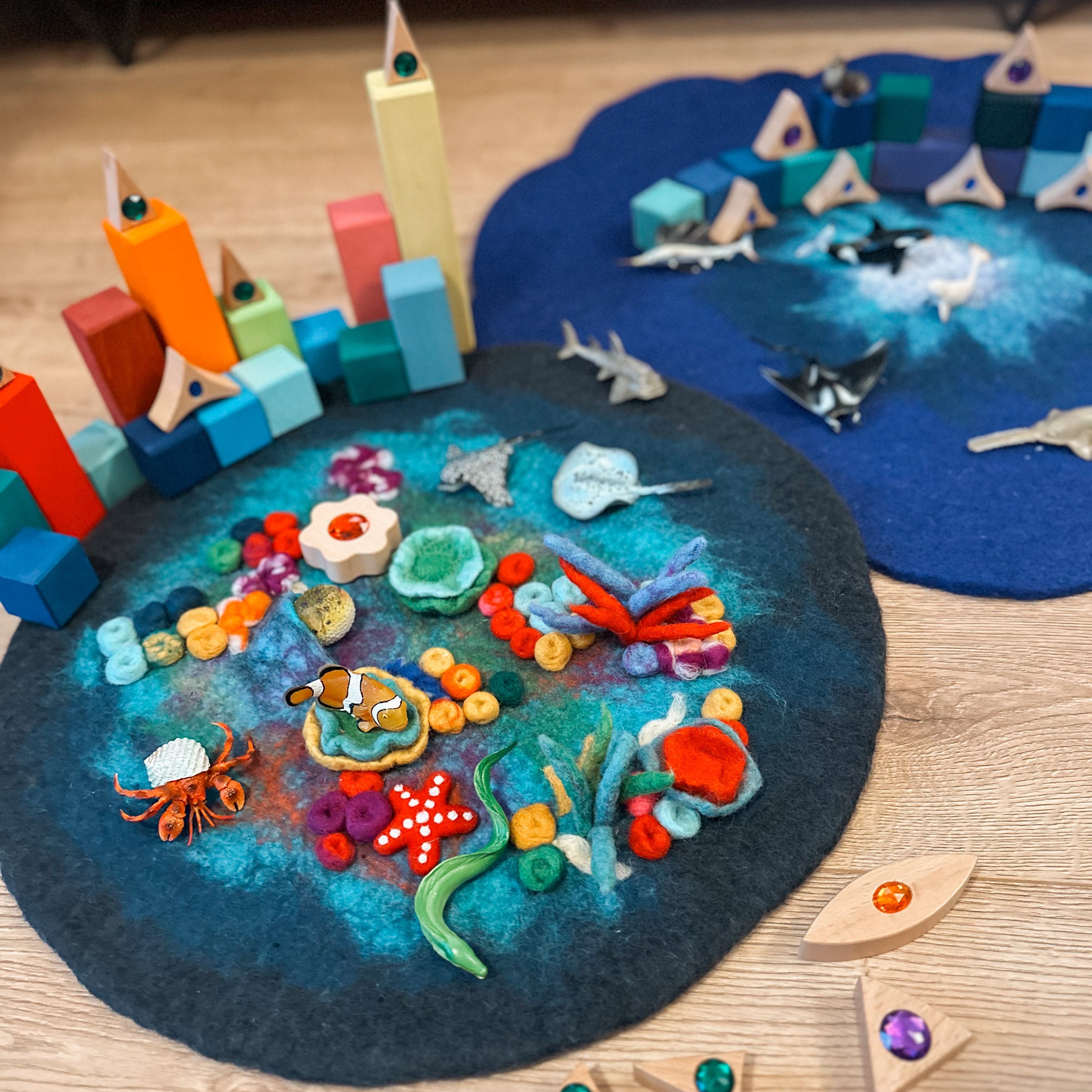 16-Piece Sea Animals Figurines Playset-5