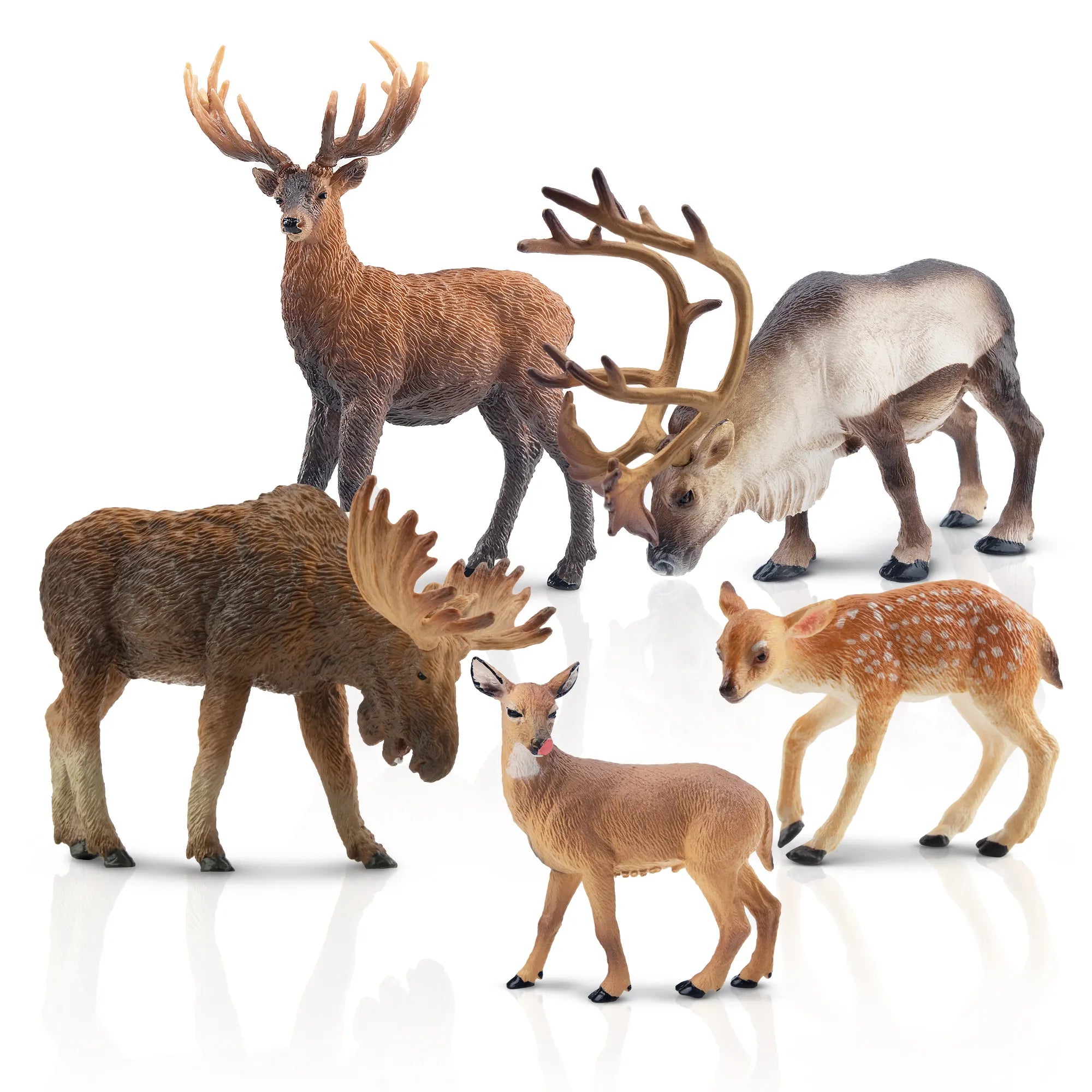 5-Piece Deer Family Figurines Set-1