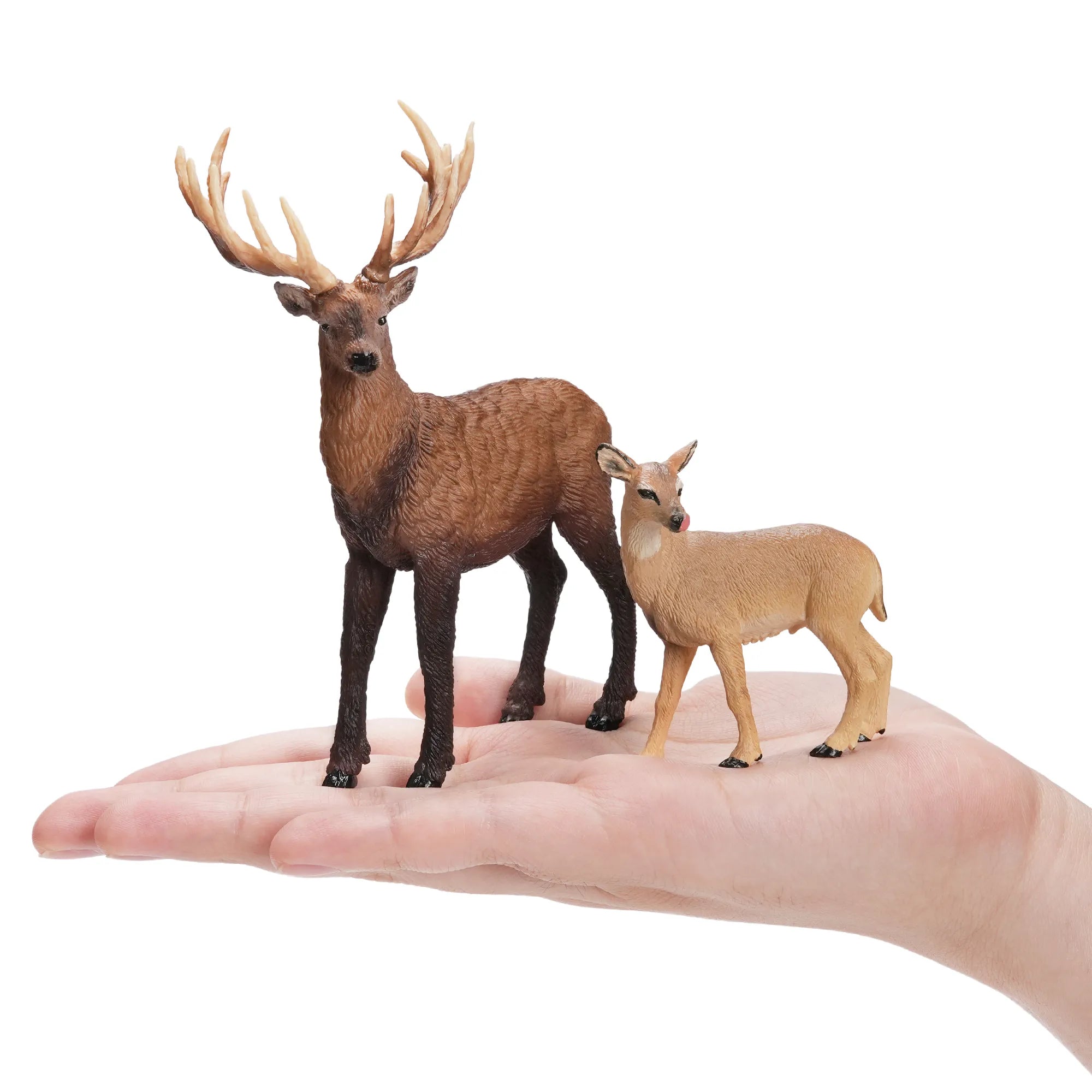 5-Piece Deer Family Figurines Set-on hand