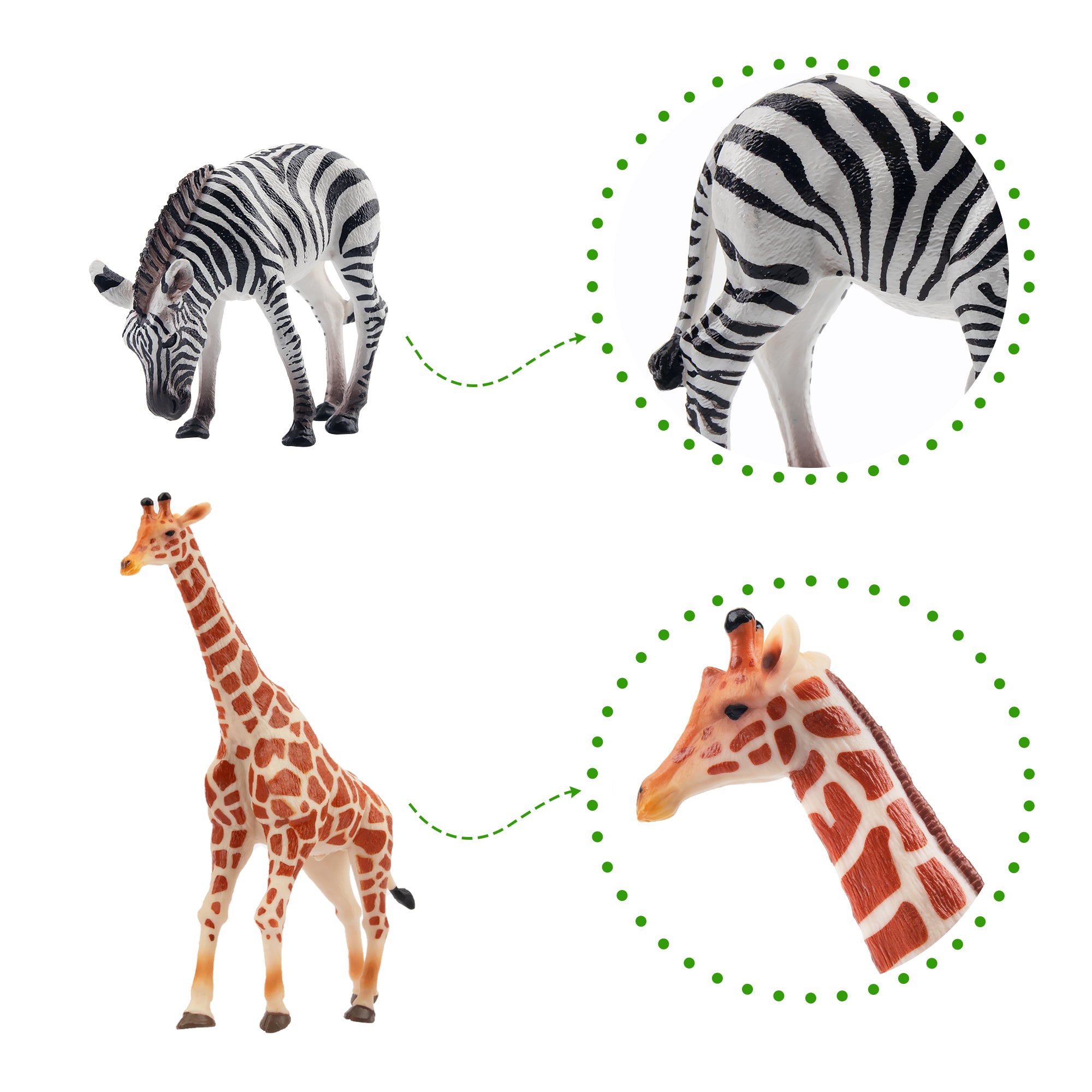5-Piece Safari Animal Figurines Playset-2