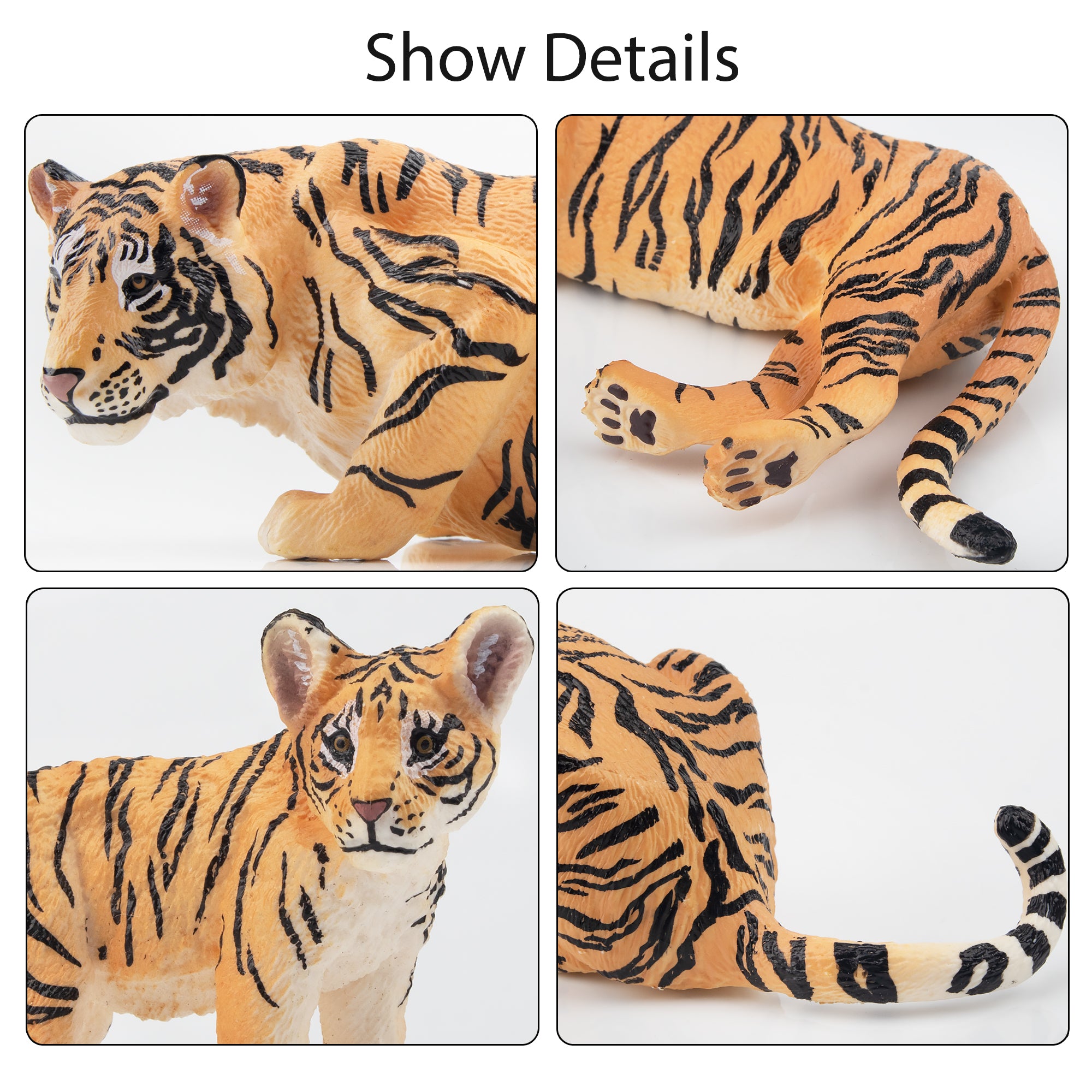 6-Piece Tiger Family Figurines Playset-detail