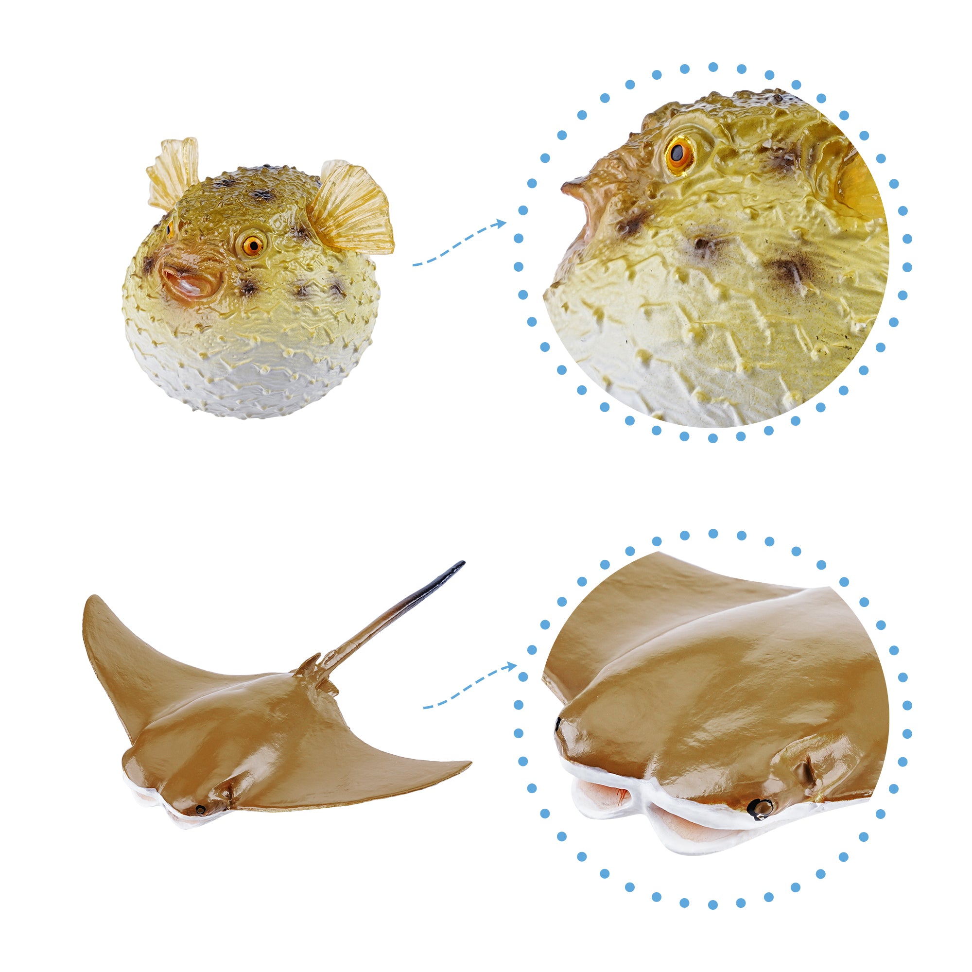 8-Piece Marine Animals Figurine Playset