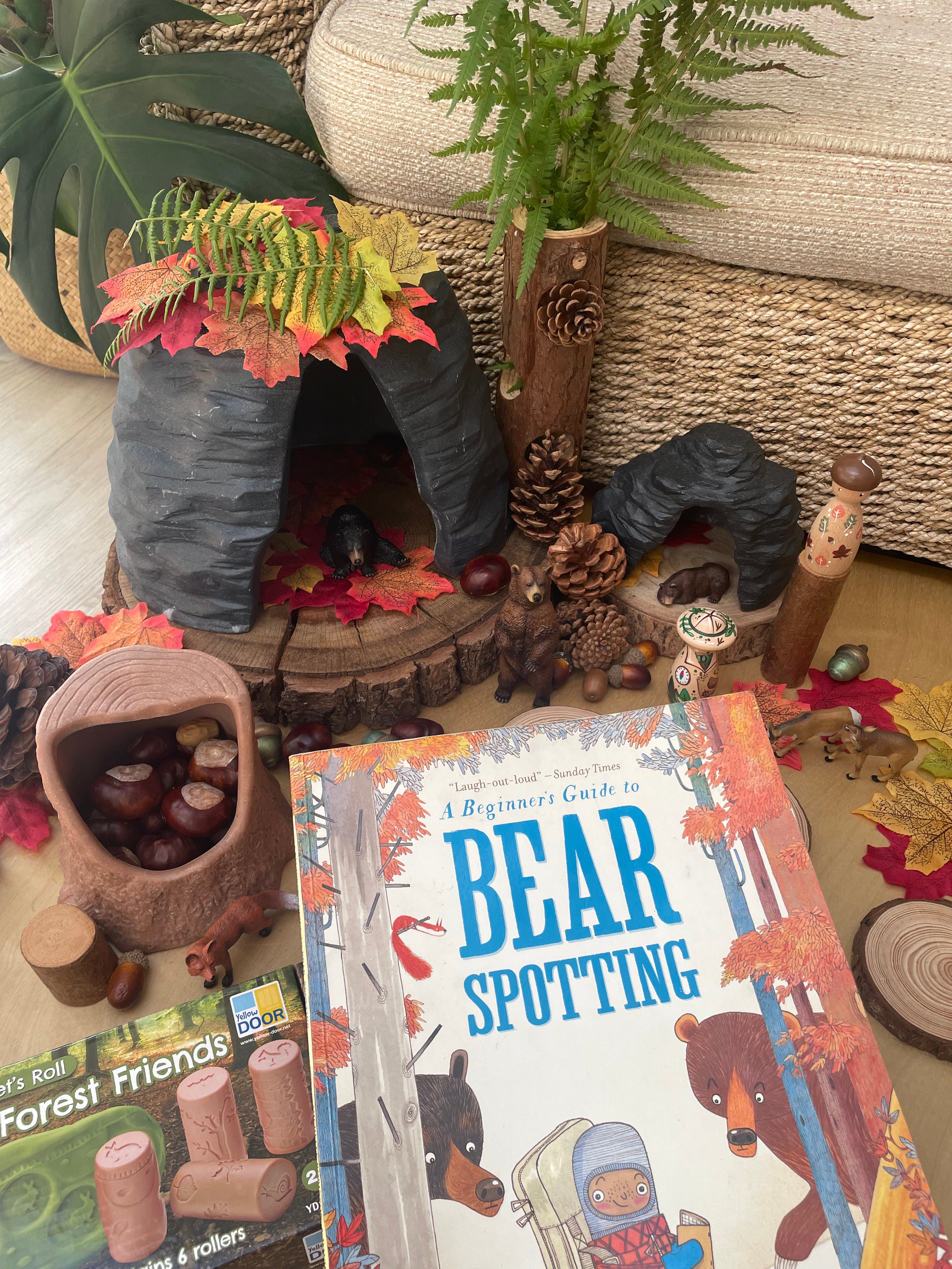 6-Piece Wild Bear Figurine Playset