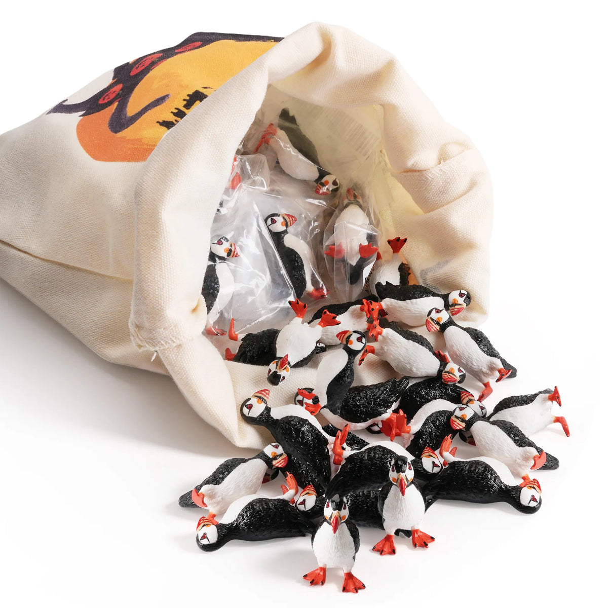 Mini Wonders 30-Piece Atlantic Puffin Figurines Pack-4