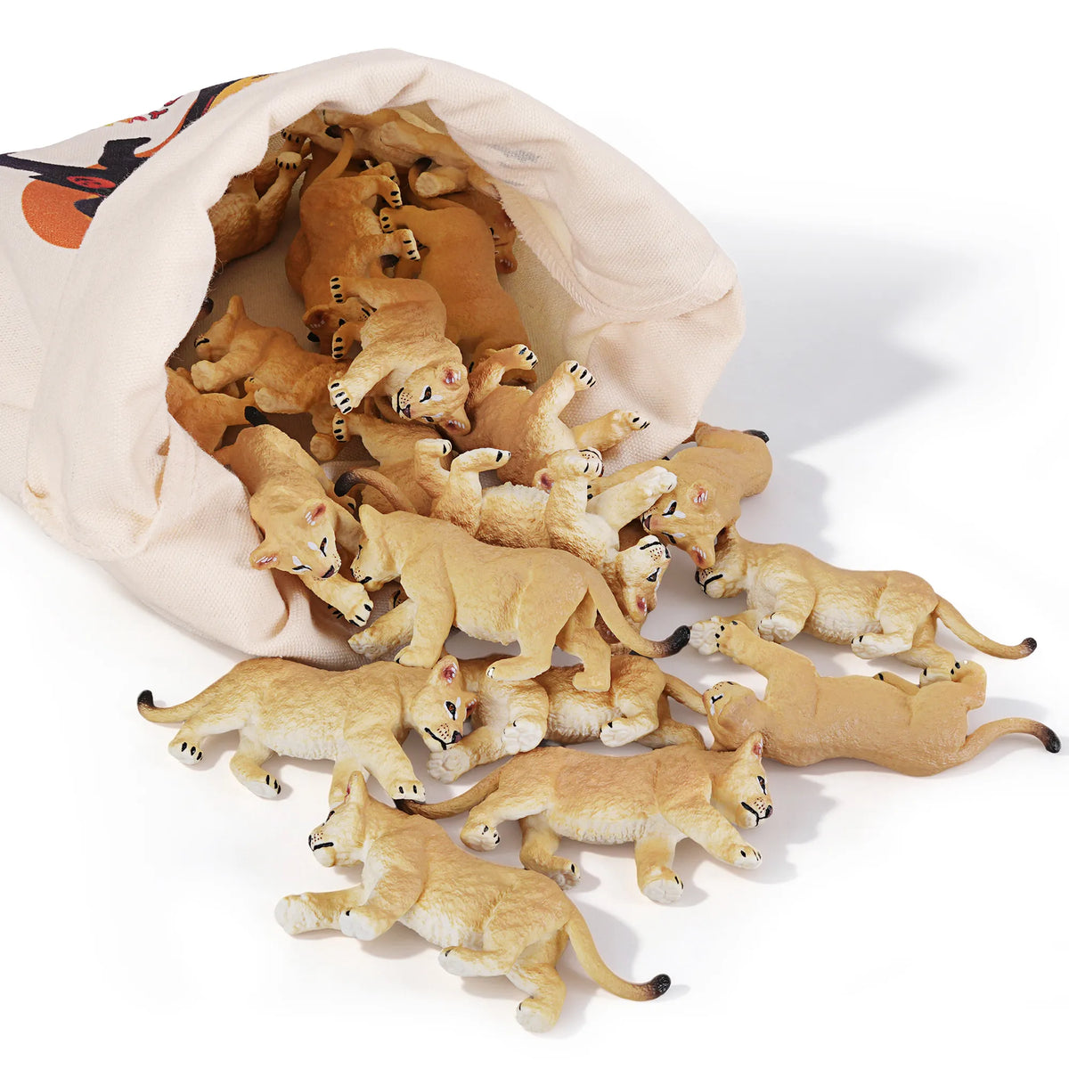 Mini Wonders 30-Piece Lion Cub Figurines Pack-4