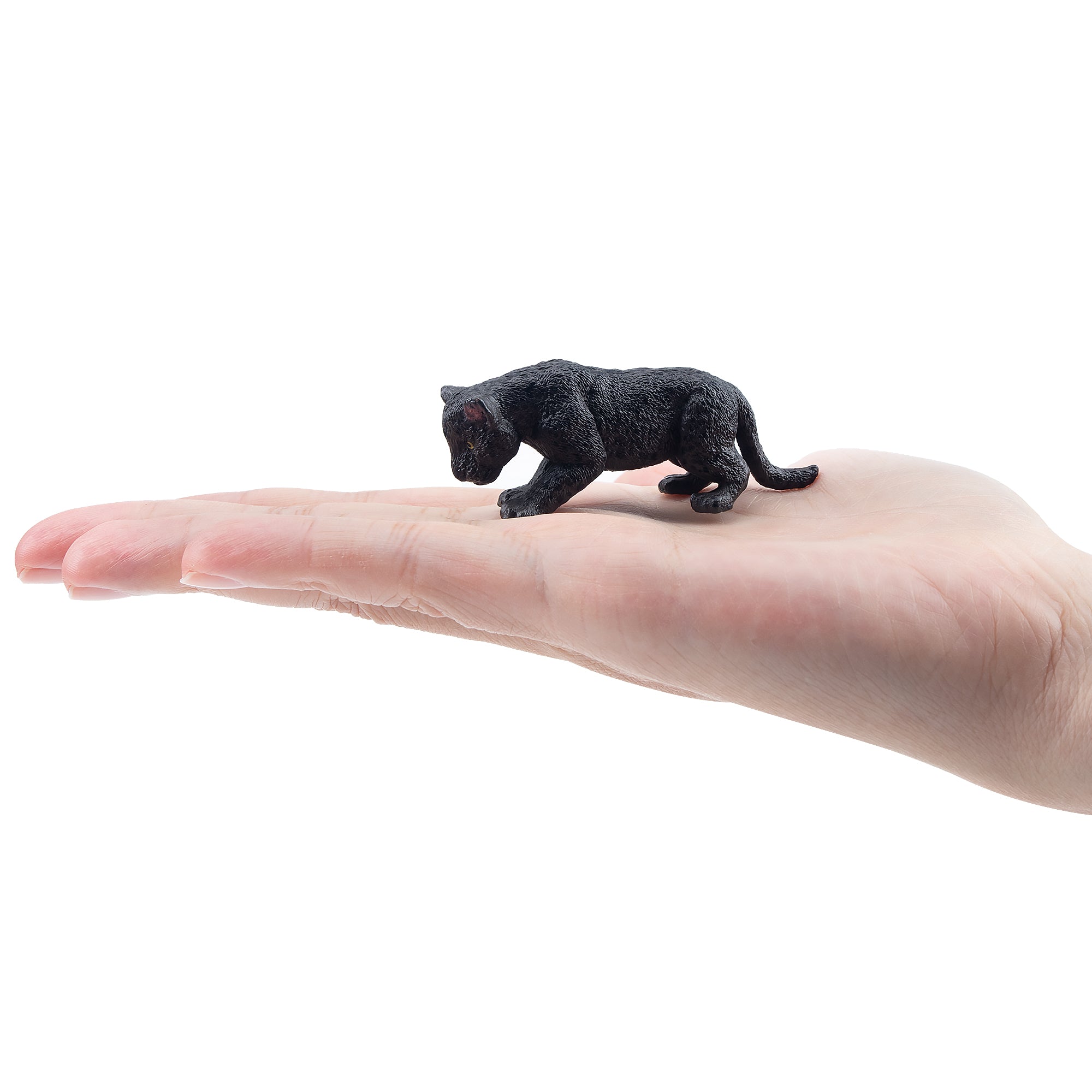 Toymany Black Jaguar Cub Figurine Toy
