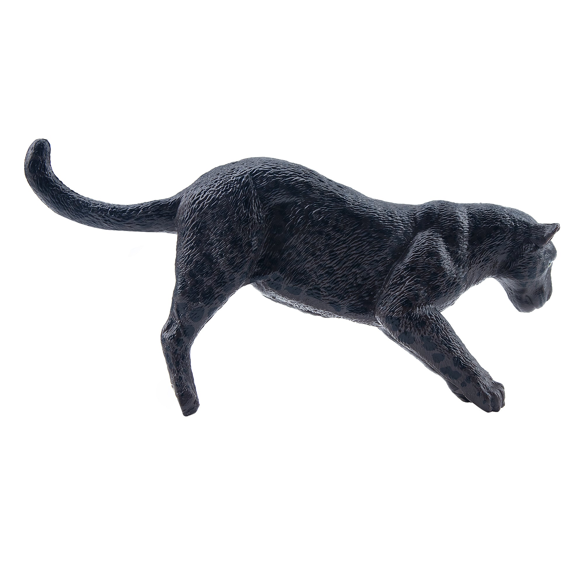 Figurine de Jaguar Femelle Noire Allongée Toymany