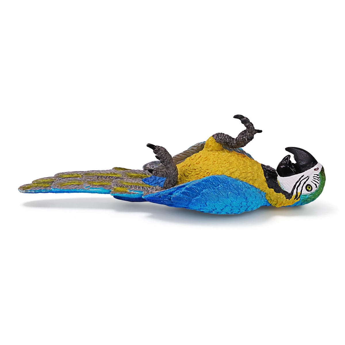 Toymany Blue-and-yellow Macaw Figurine Toy-4
