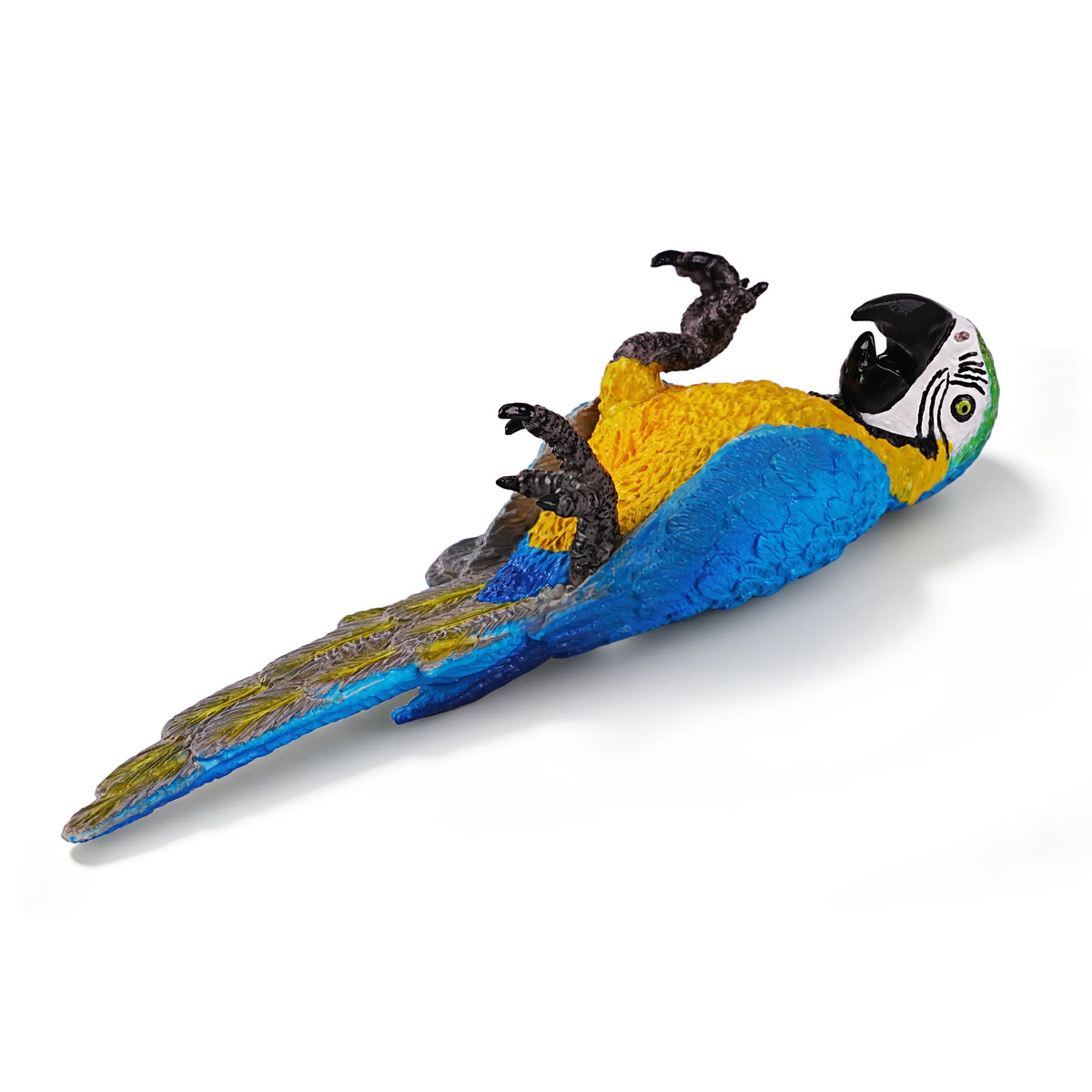 Toymany Blue-and-yellow Macaw Figurine Toy-6