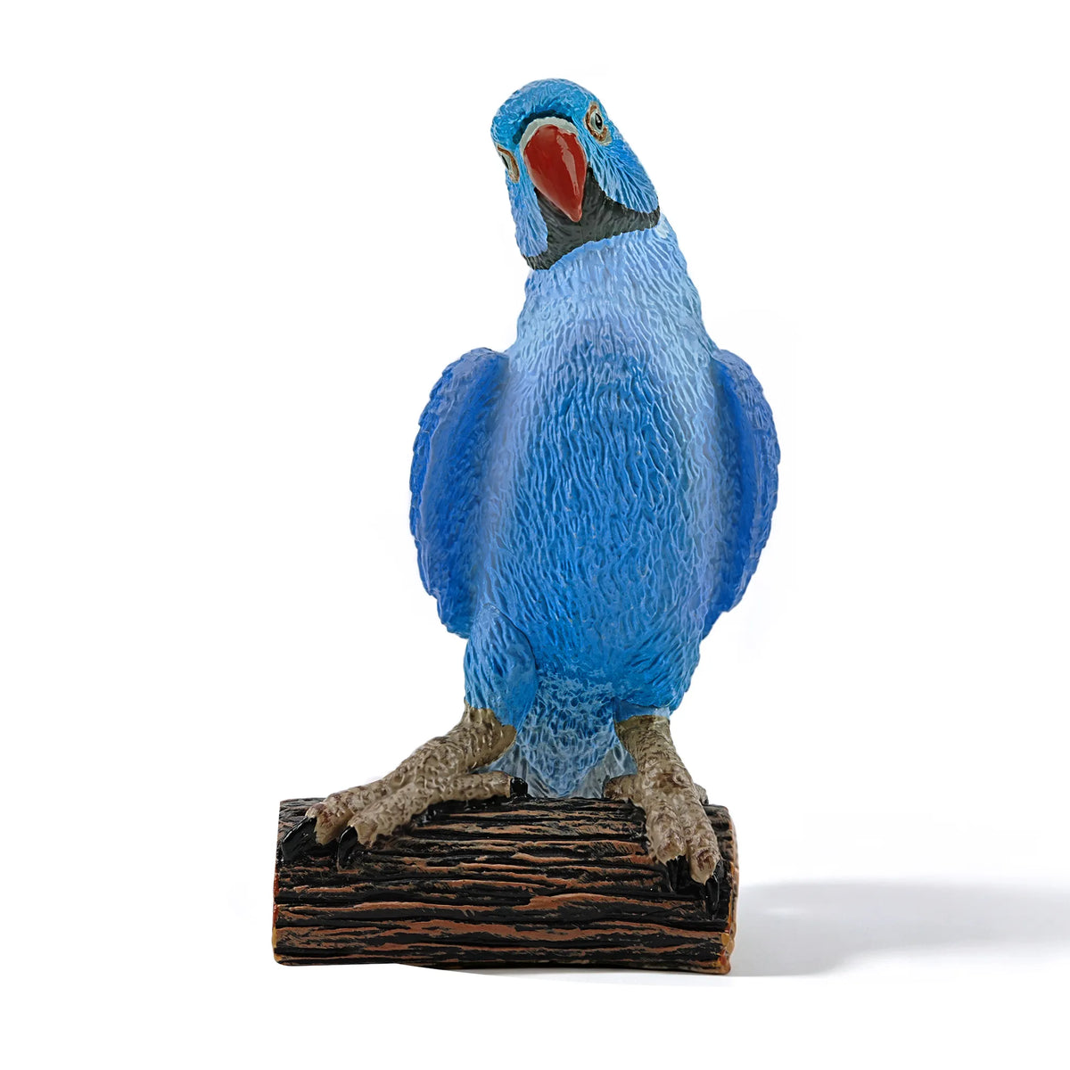 Toymany Blue Rose-ringed Parakeet Figurine Toy-front