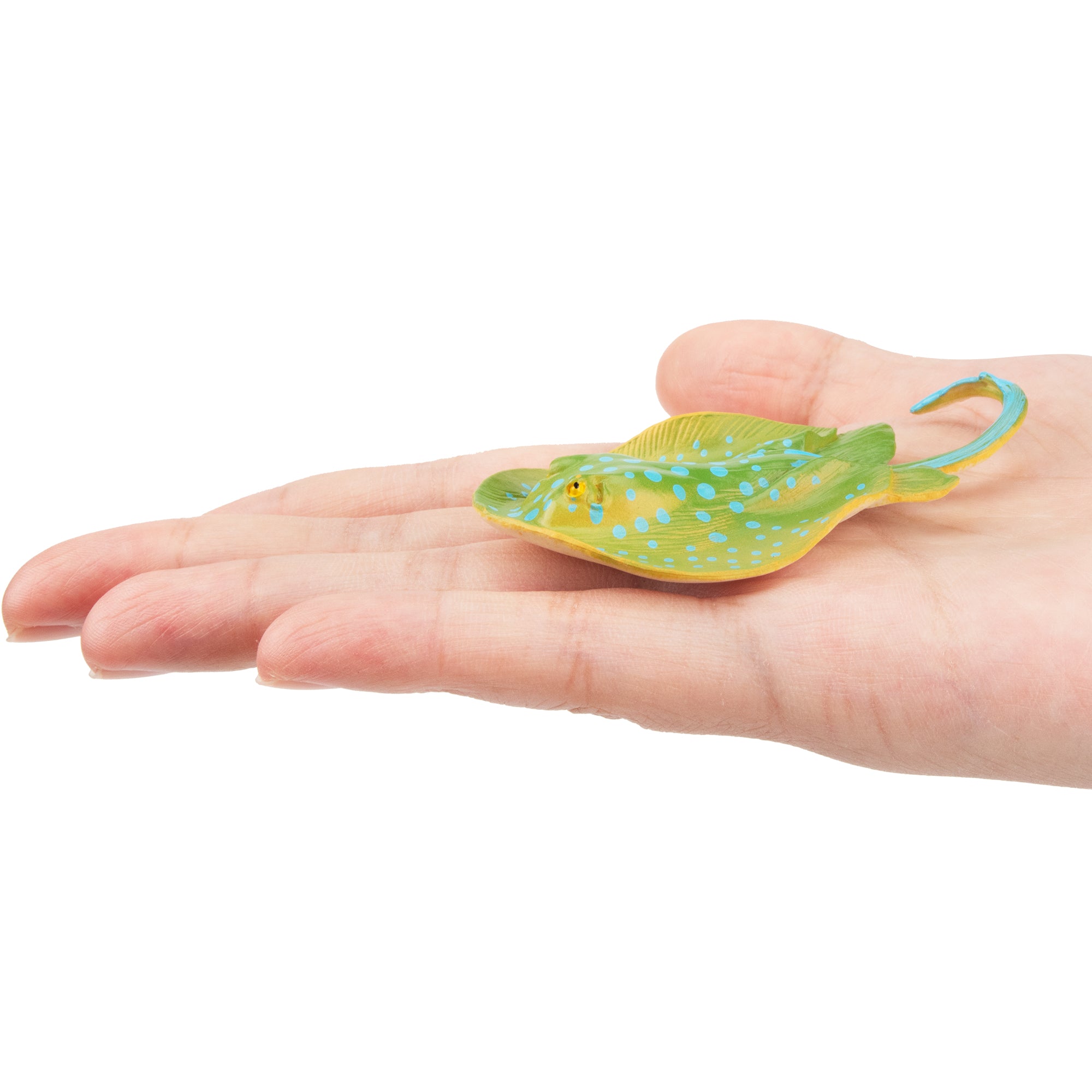 Toymany Blue Spotted Ray Figurine Toy-on hand