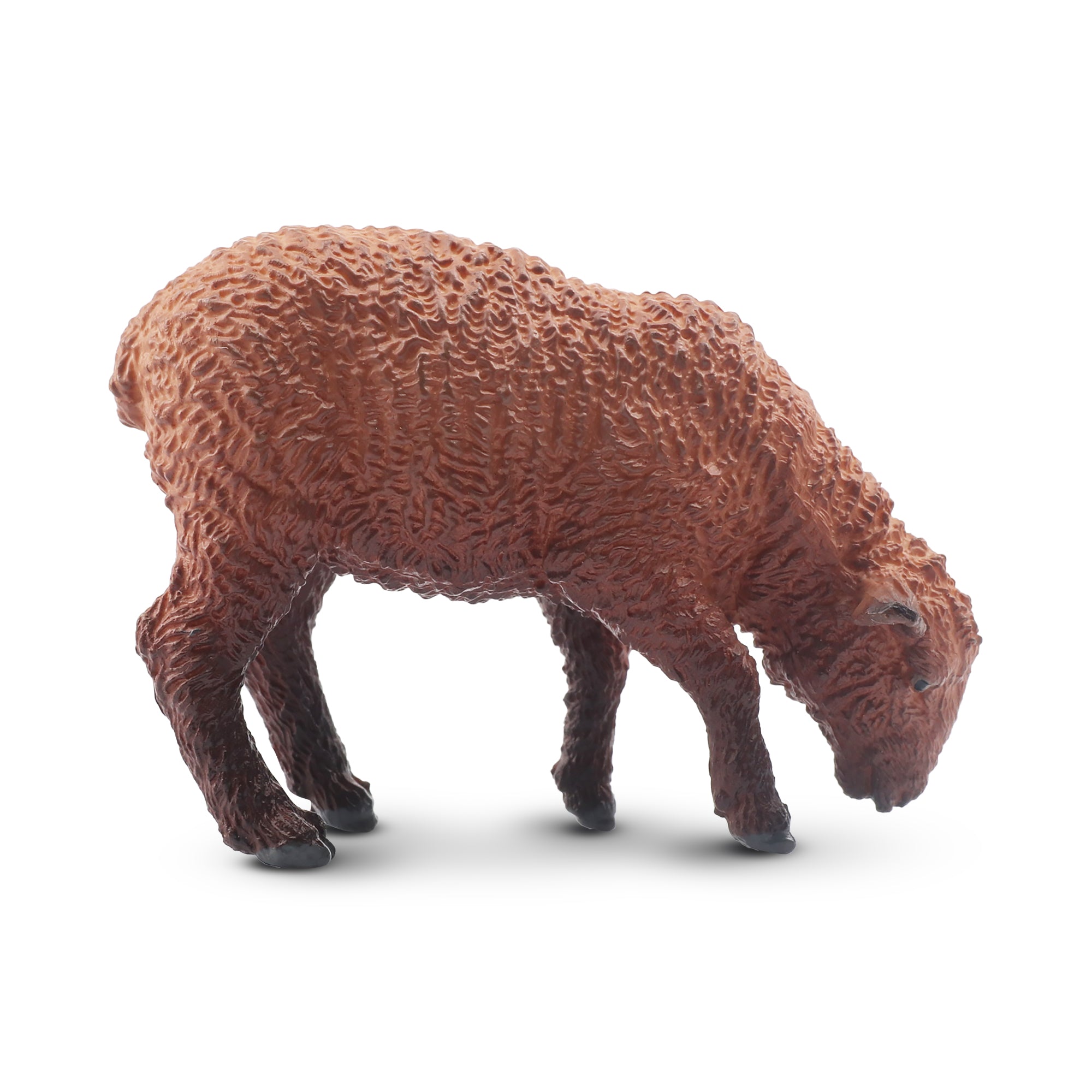 Toymany Foraging Dark-Haired Lamb Figurine Toy-2