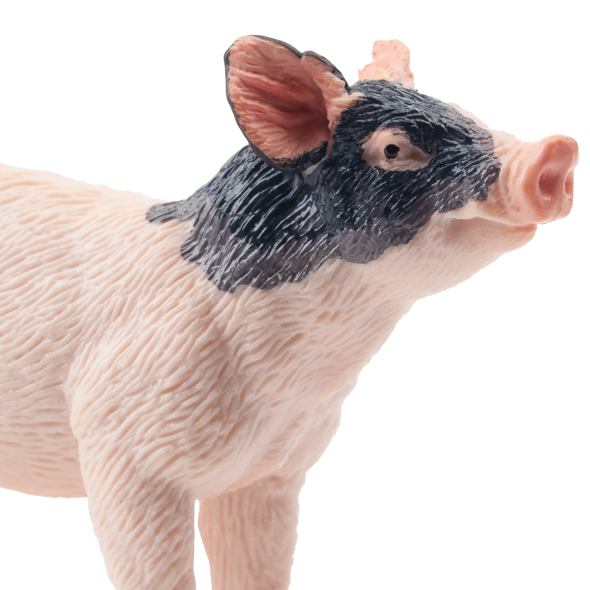 Toymany Gazing Grey Piglet Figurine Toy-detail