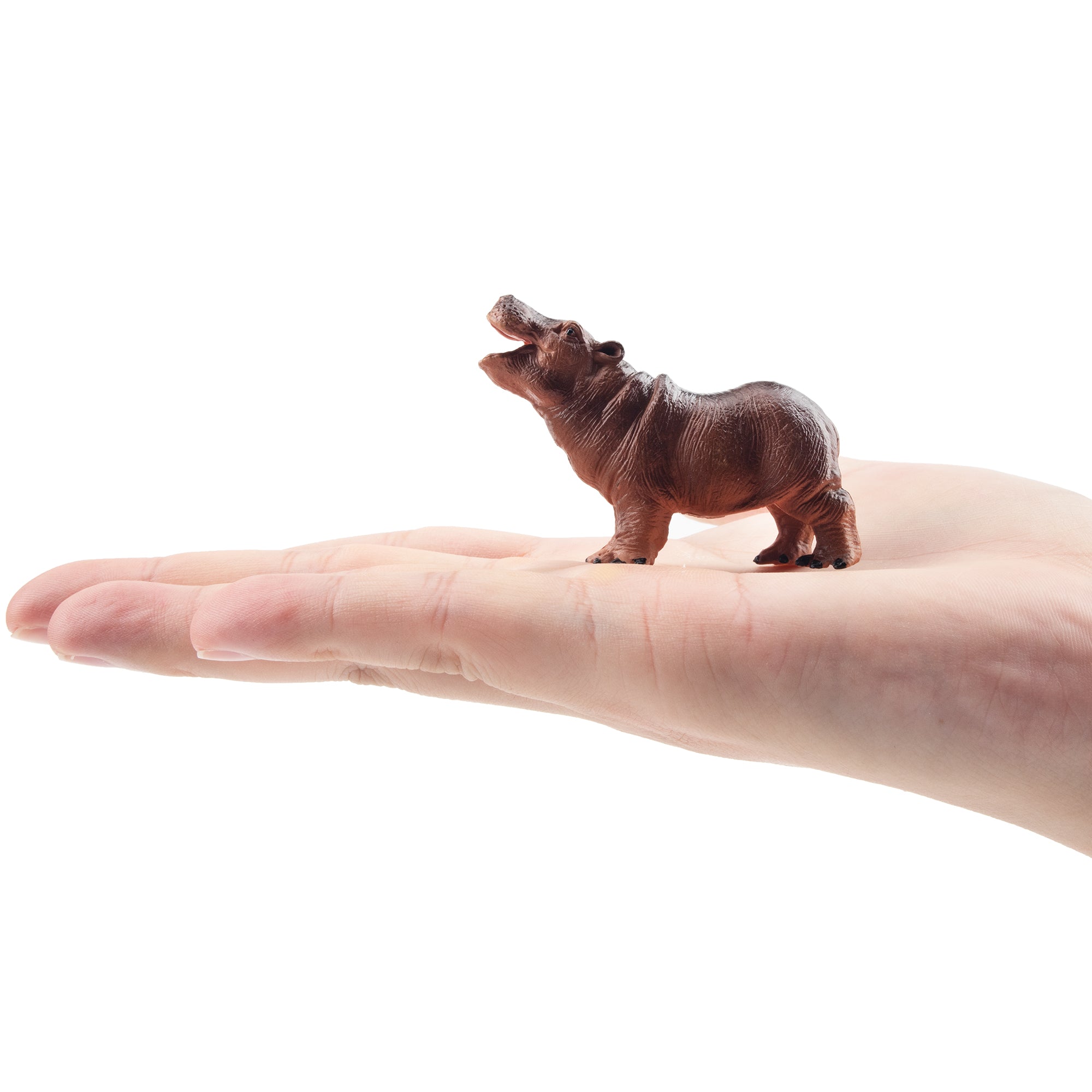 Toymany Hippopotamus Calf Figurine Toy-on hand