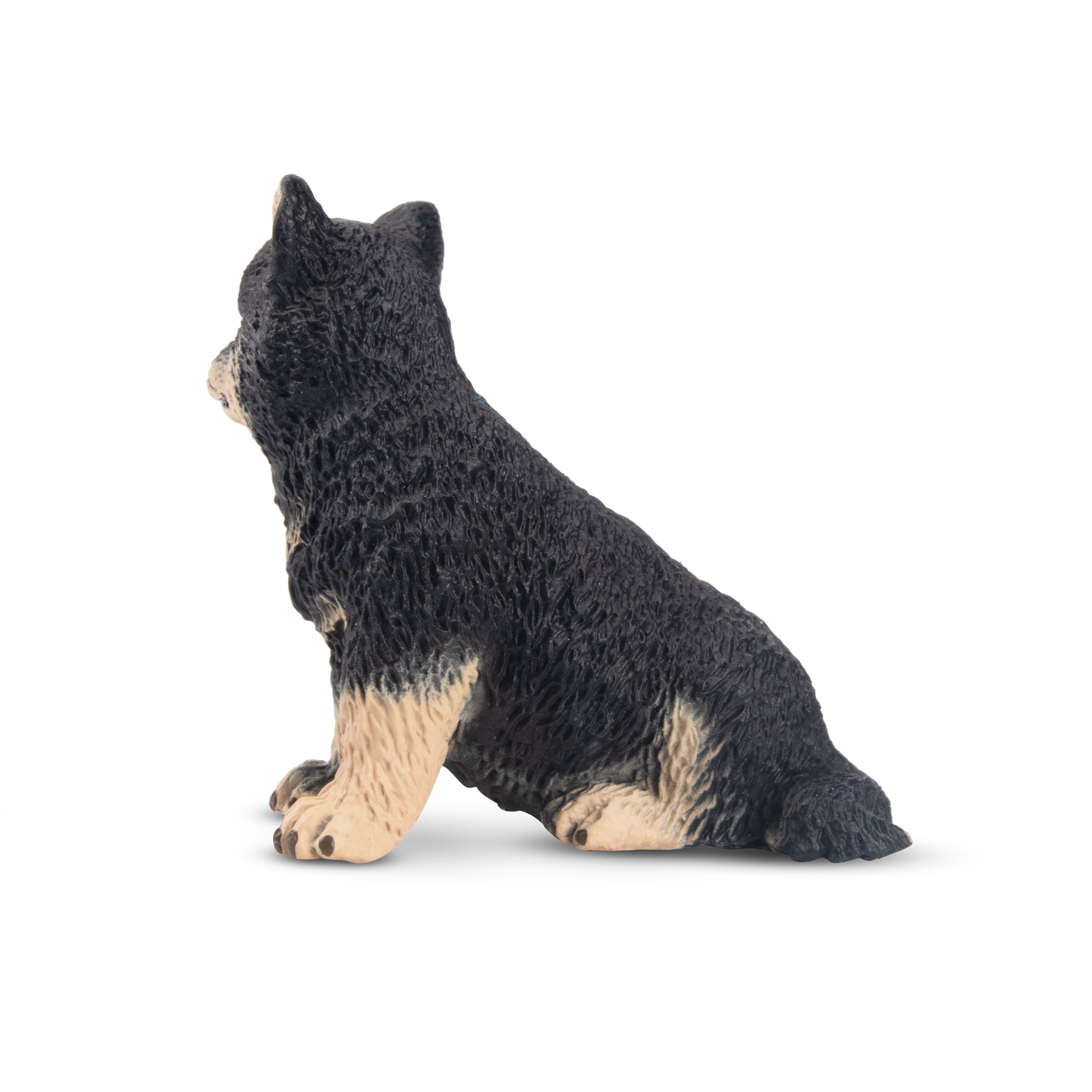 Toymany Mini Sitting Japanese Shiba Inu Puppy Figurine Toy-back