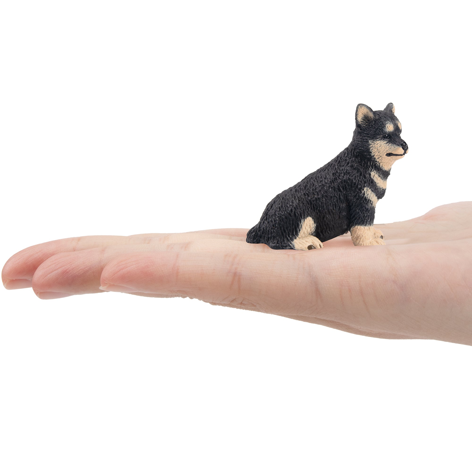 Toymany Mini Sitting Japanese Shiba Inu Puppy Figurine Toy-on hand