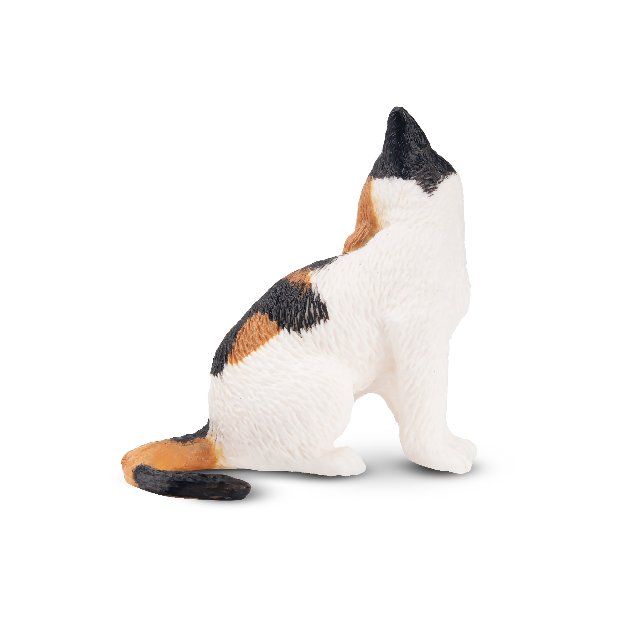 Toymany Mini Sitting Patched Tortoiseshell Cat Figurine Toy-2
