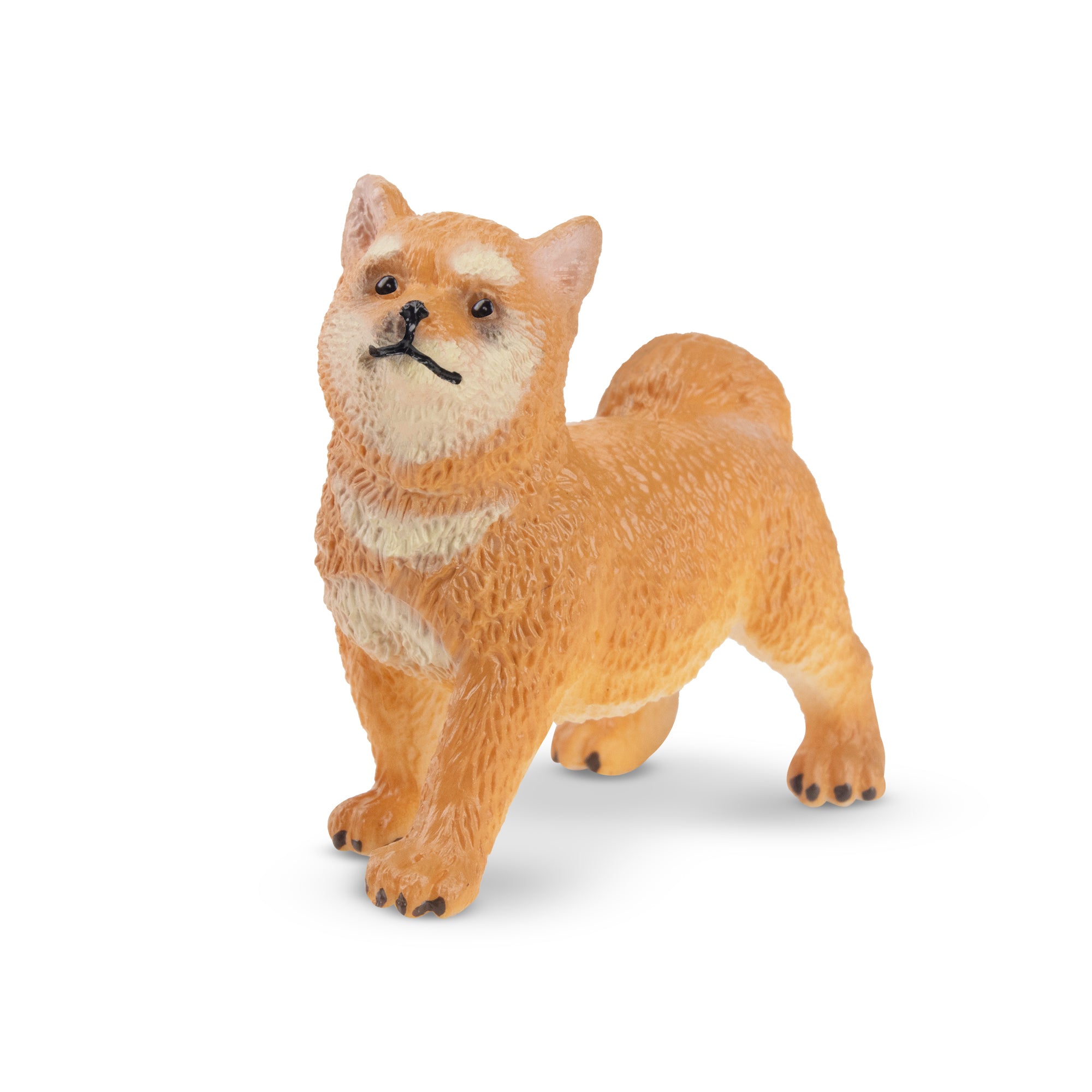 Toymany Mini Standing Japanese Shiba Inu Puppy Figurine Toy-front