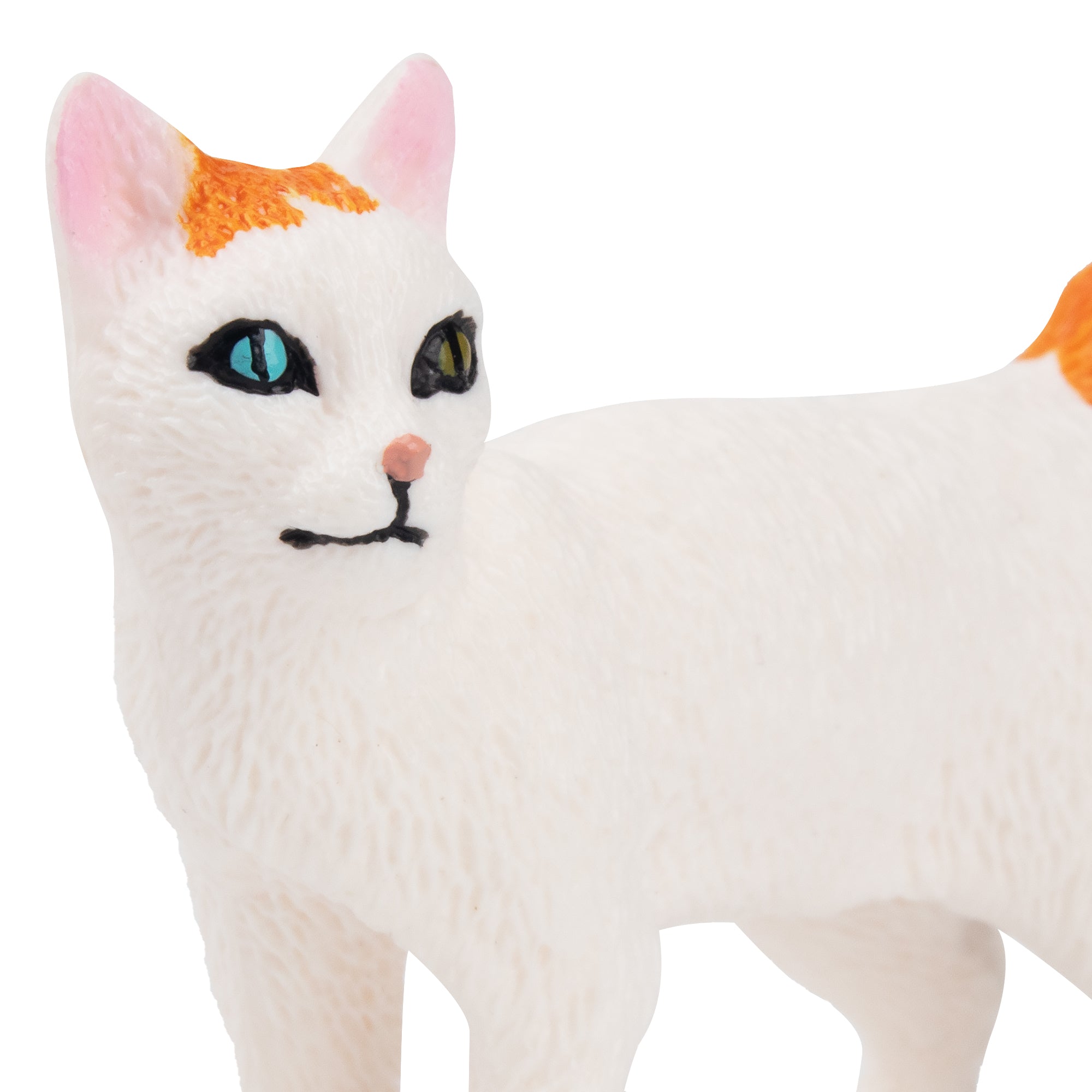 Toymany Mini Strolling Japanese Bobtail Cat Figurine Toy-detail