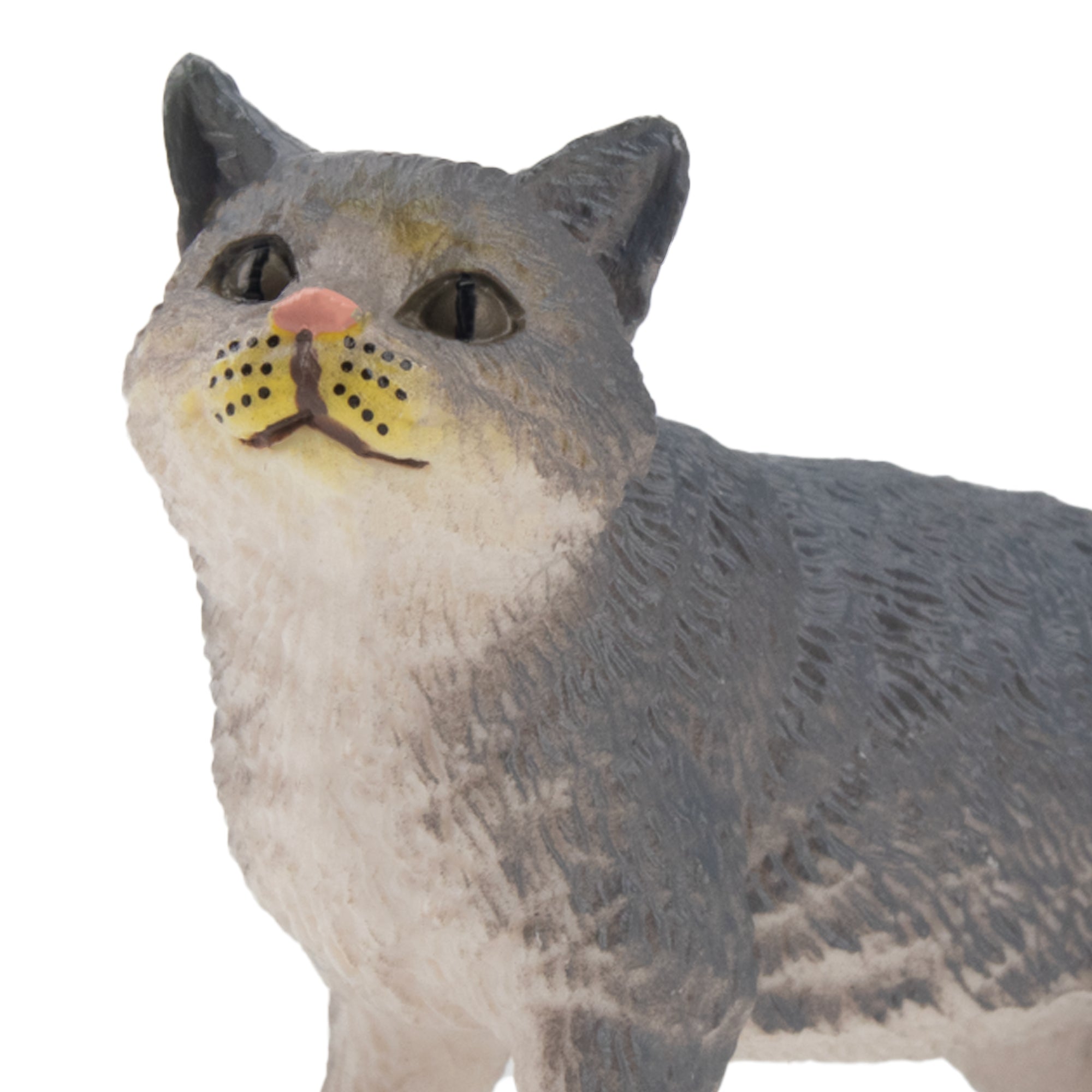 Toymany Russian Blue Cat Figurine Toy-detail