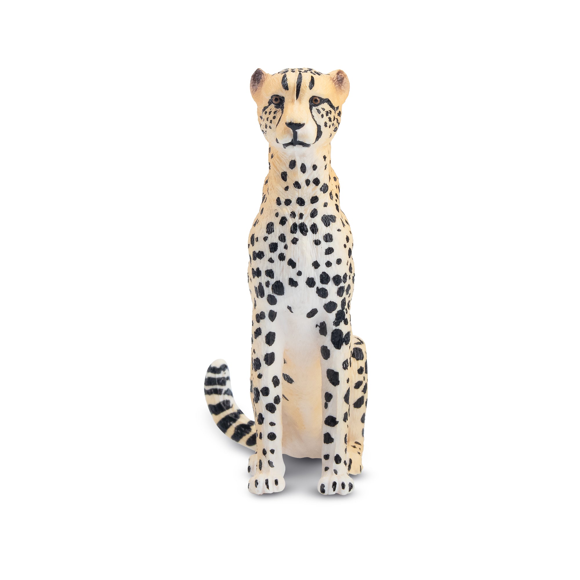 Toymany Sitting Female Cheetah Figurine Toy-3