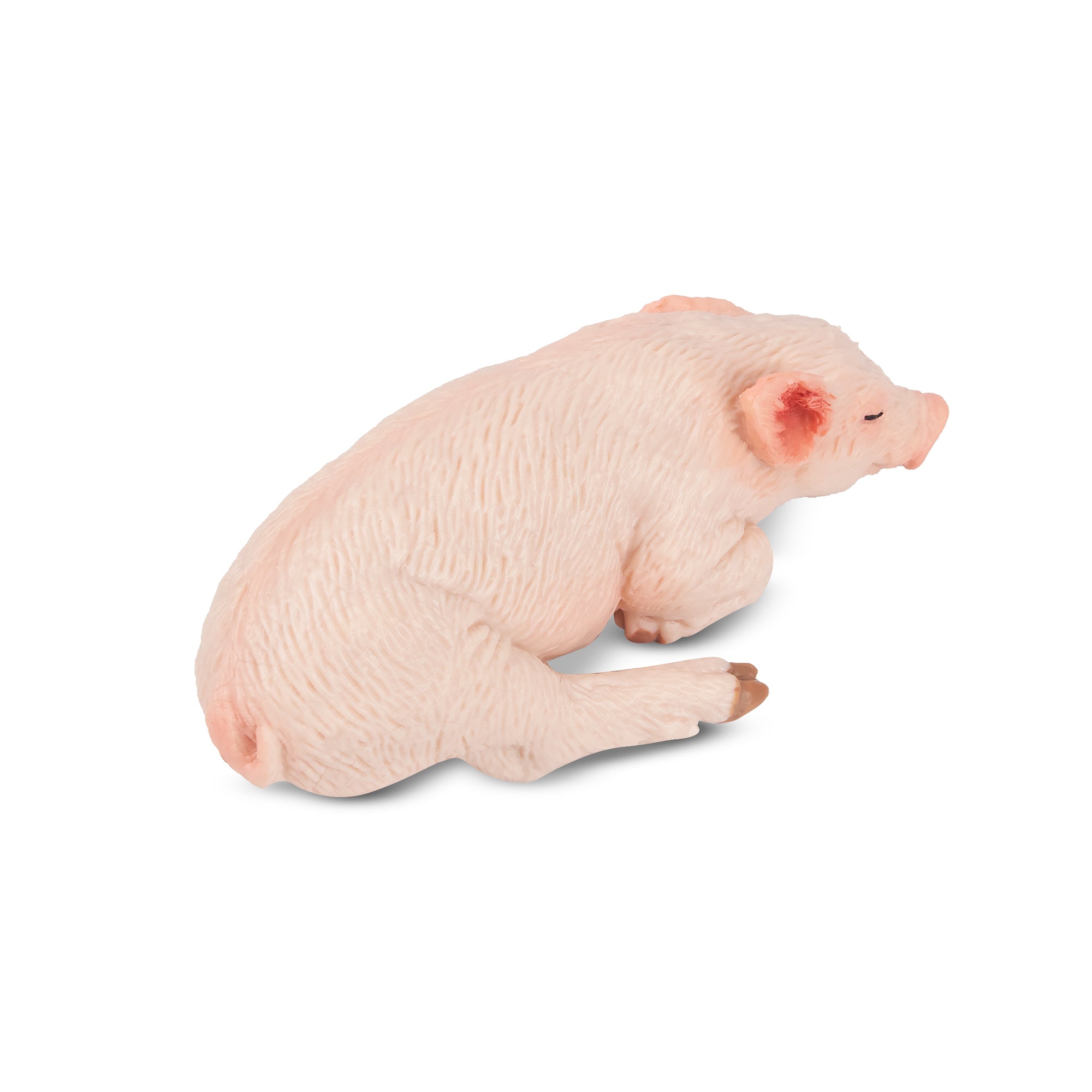 Toymany Sleeping Pink Piglet Figurine Toy-back