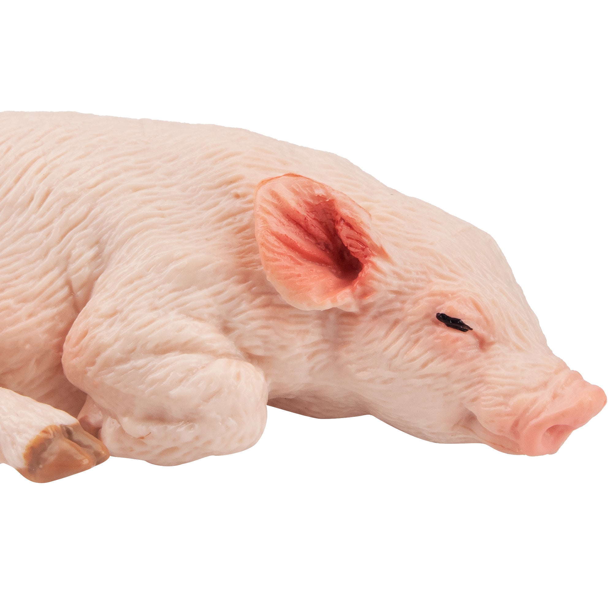 Toymany Sleeping Pink Piglet Figurine Toy-detail