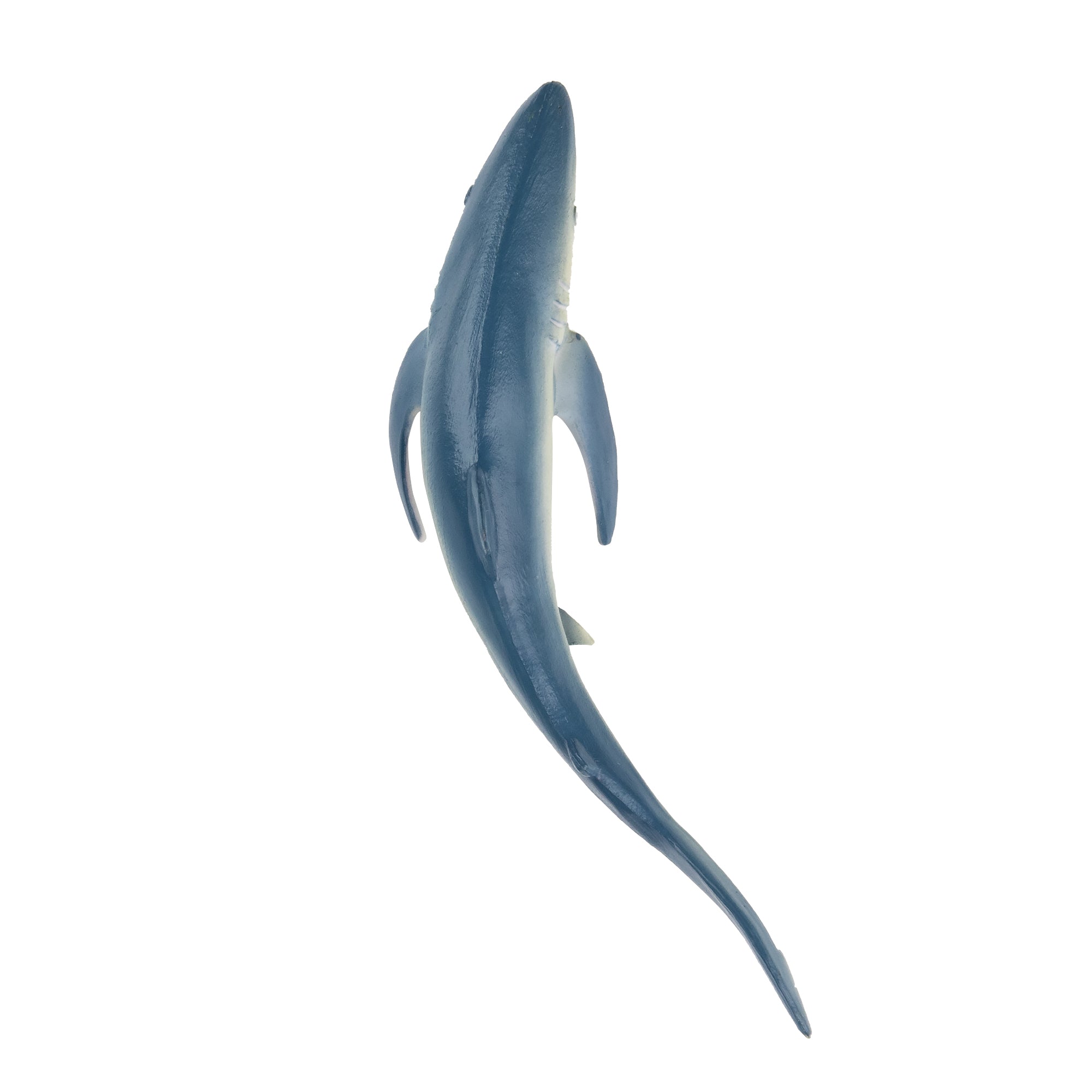 Toymany Small Size Blue Shark Figurine Toy-top