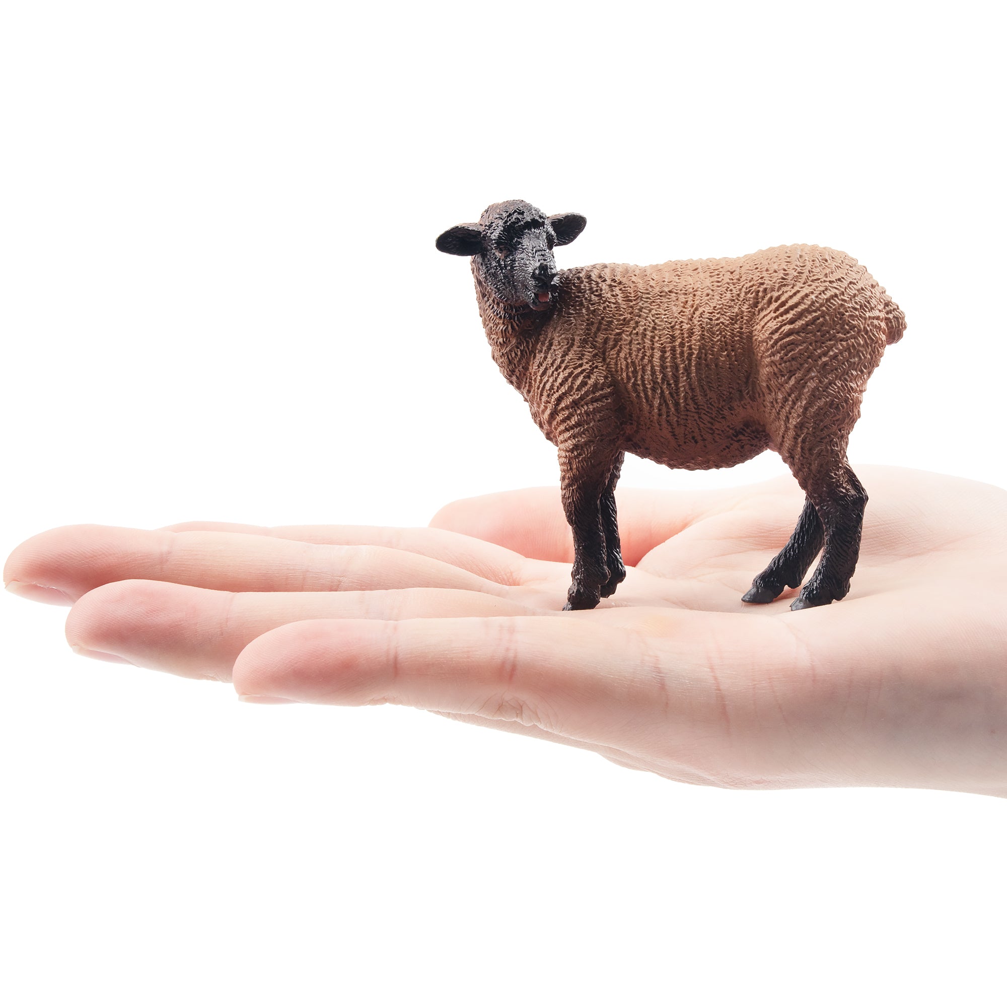 Toymany Standing Dark-Haired Ewe Figurine Toy-on hand