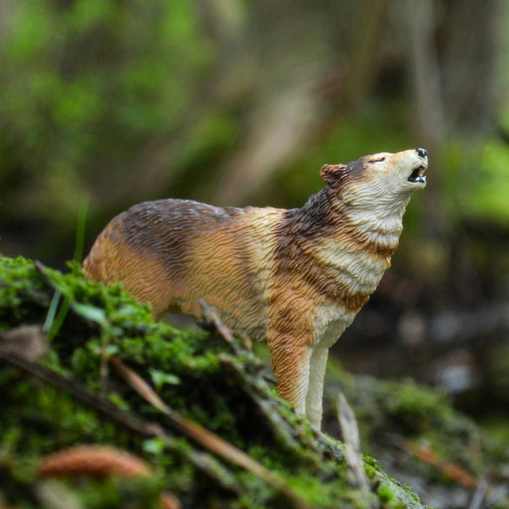 Toymany Wolf Figurine Toy-outdoor