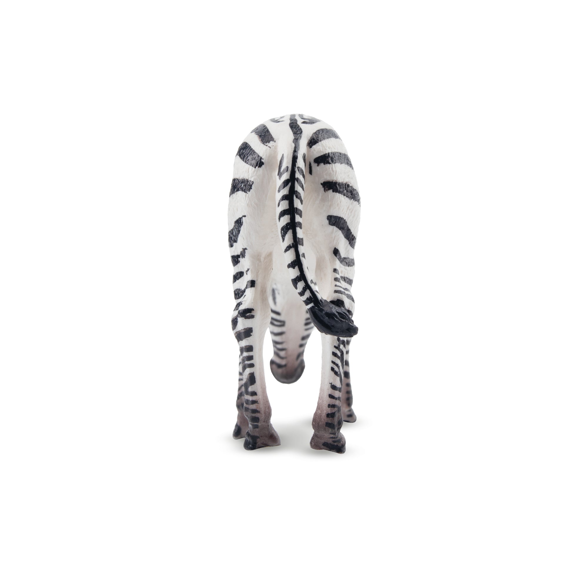 Toymany Zebra Foal Figurine Toy-back