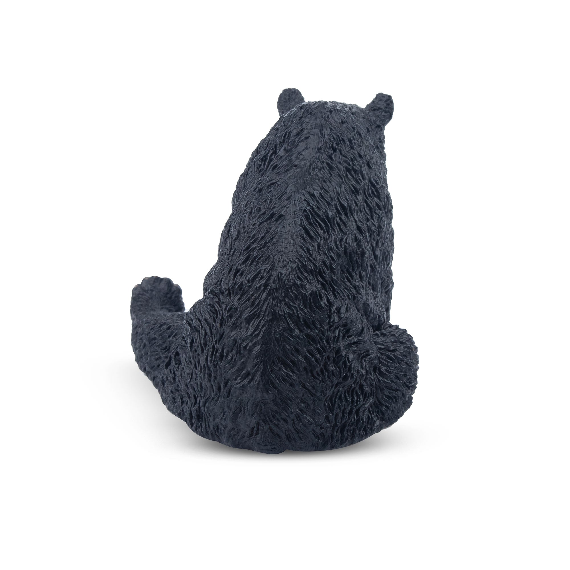 Toymany Resting Black Bear Figurine Toy