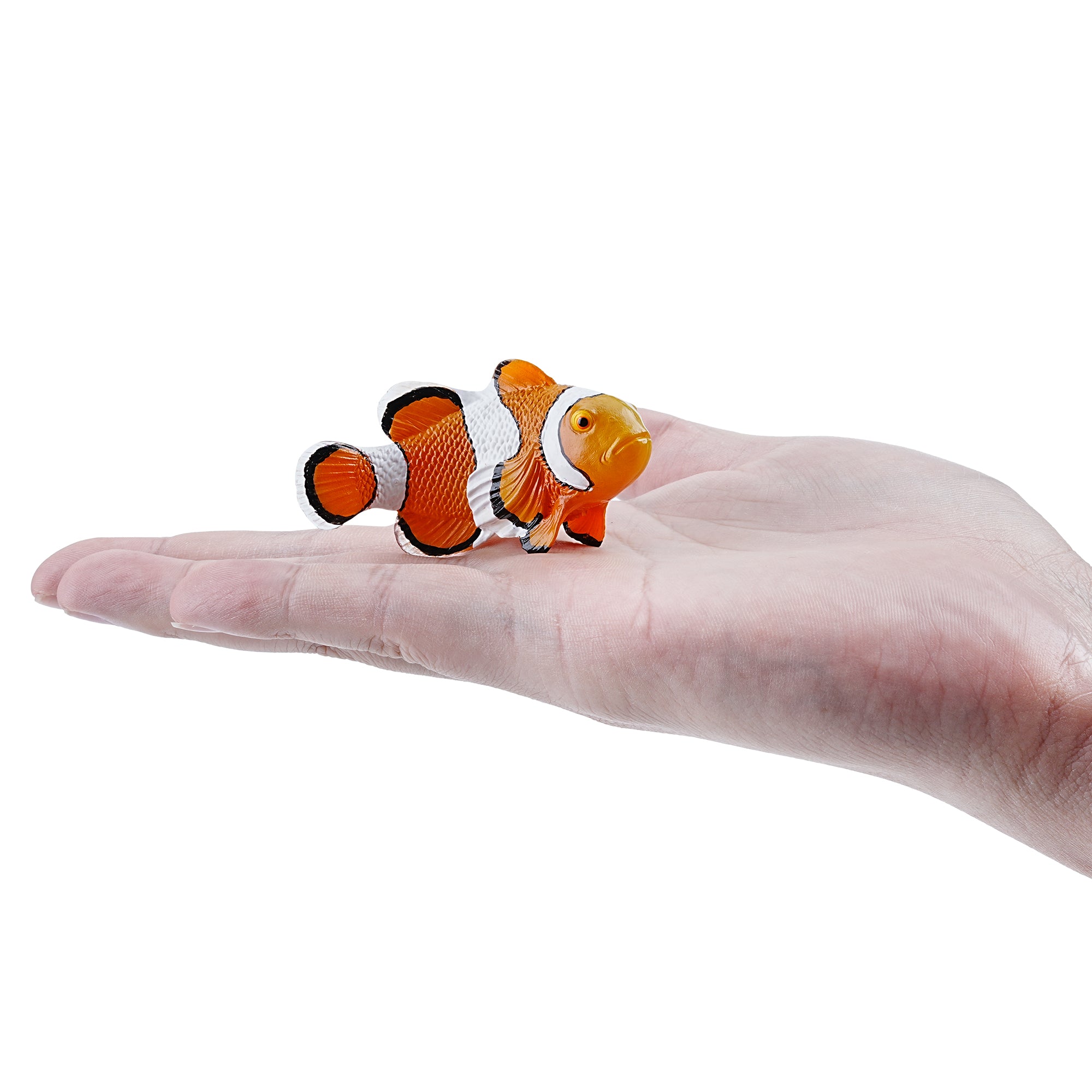 Toymany_Clownfish_Figurine_Toy_Small_Size-on_hand