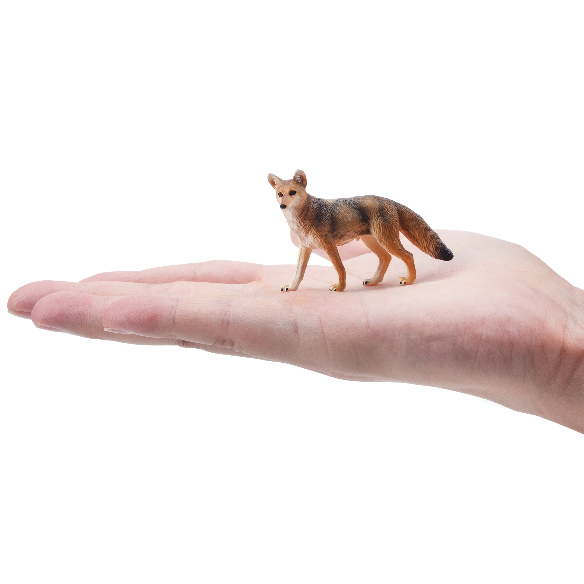 Toymany Mini Coyote Figurine Toy-on hand