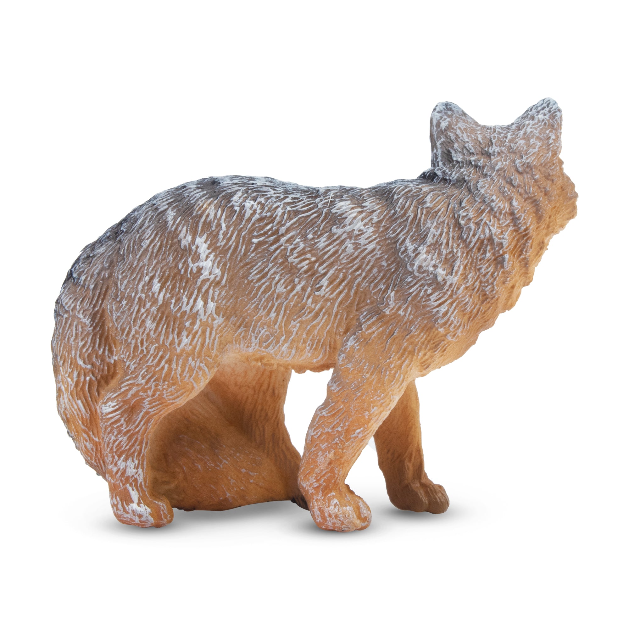 Toymany Mini Grey Fox Figurine Toy-3