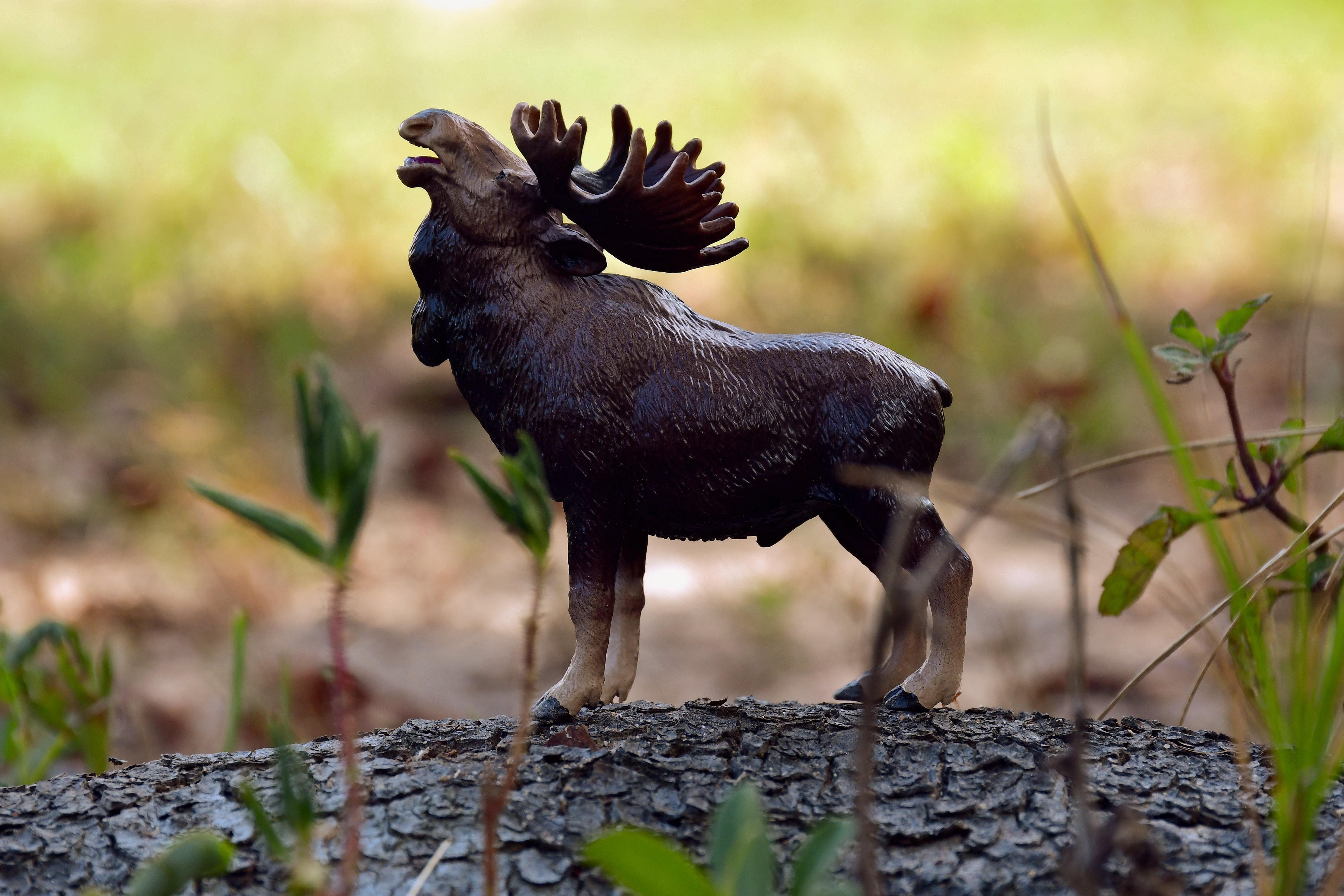 Toymany Mini Moose Figurine Toy - Small Size