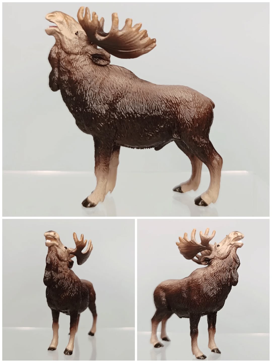 Toymany Mini Moose Figurine Toy - Small Size