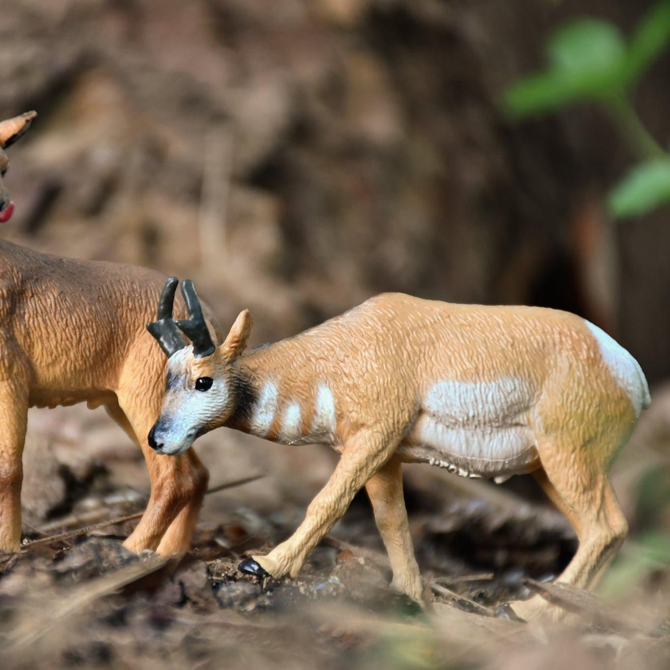 Toymany Mini Pronghorn Figurine Toy - Small Size
