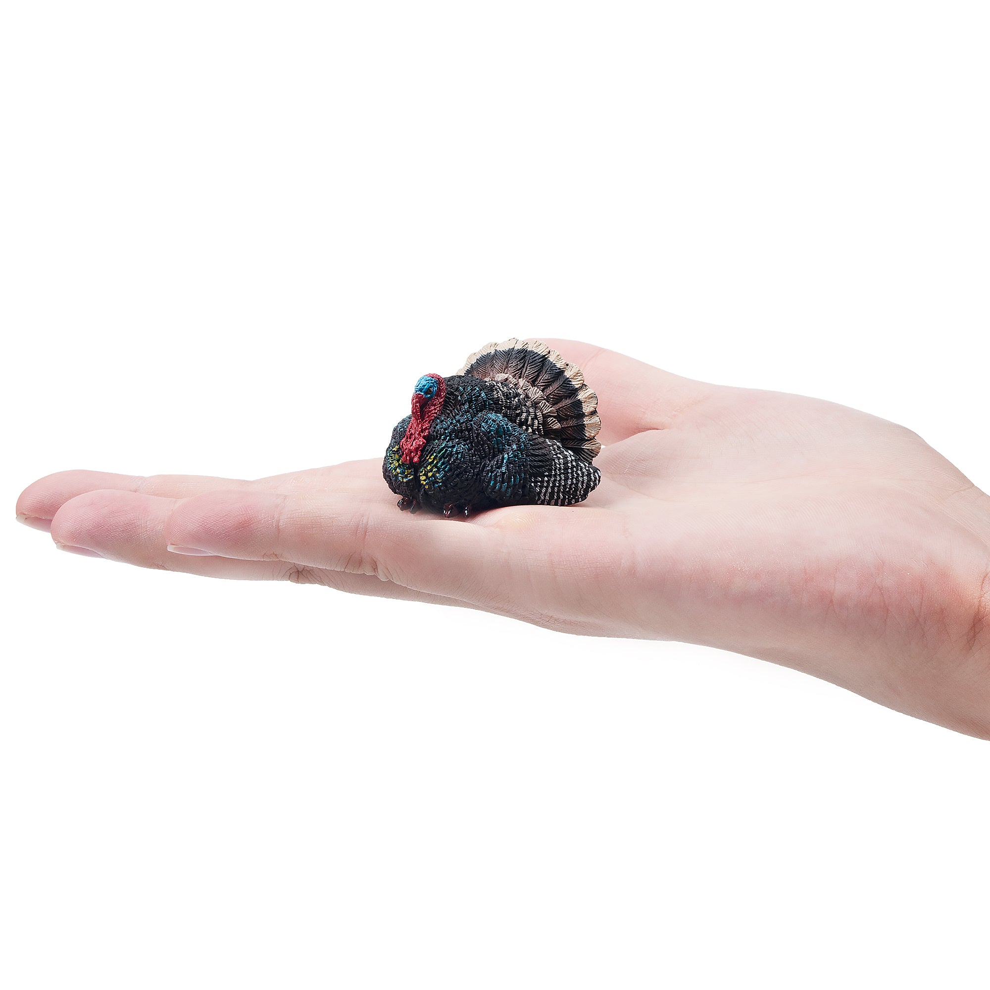Toymany Mini Turkey Figurine Toy-on hand