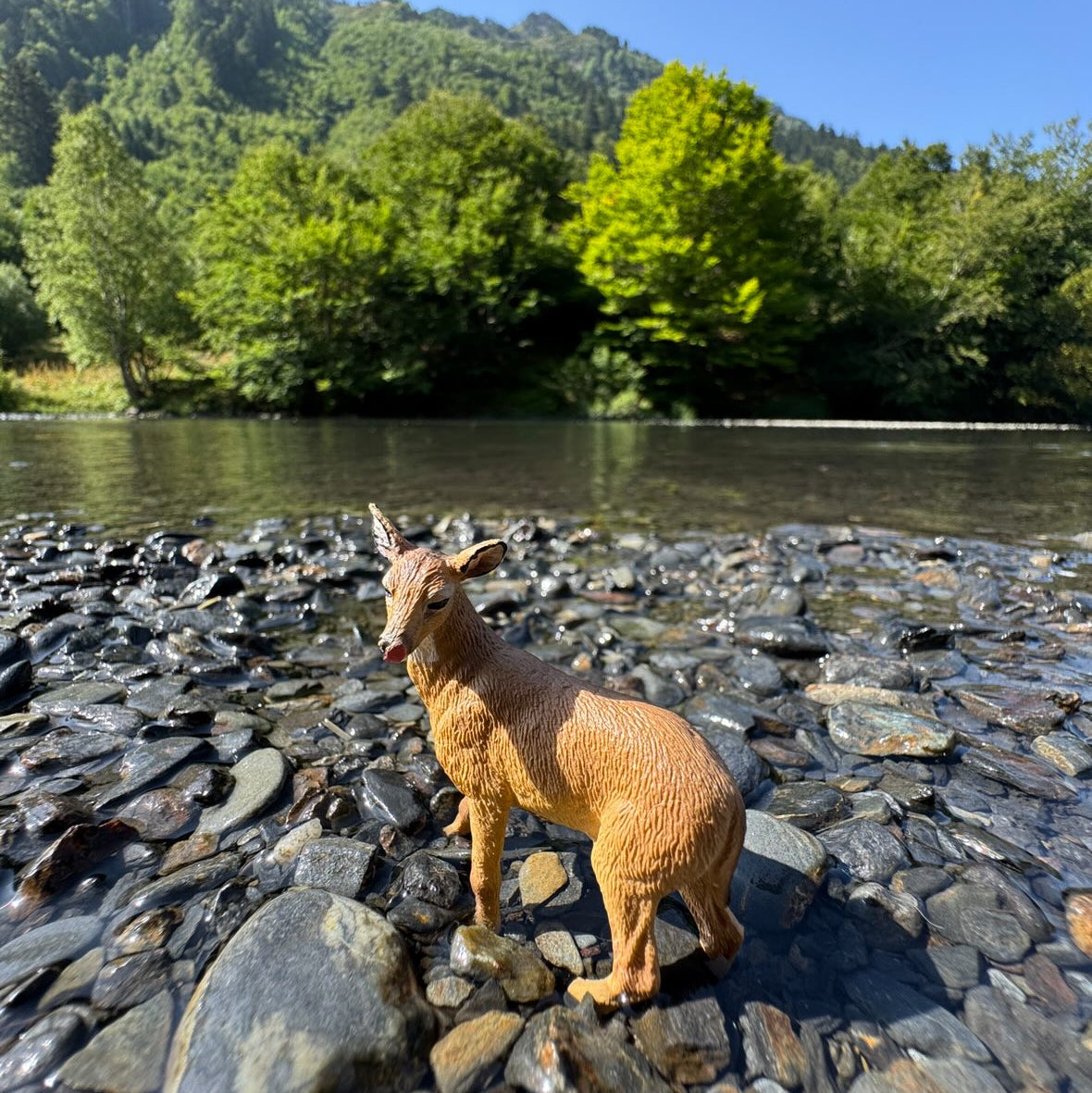 Juguete figura de venado de cola blanca Toymany