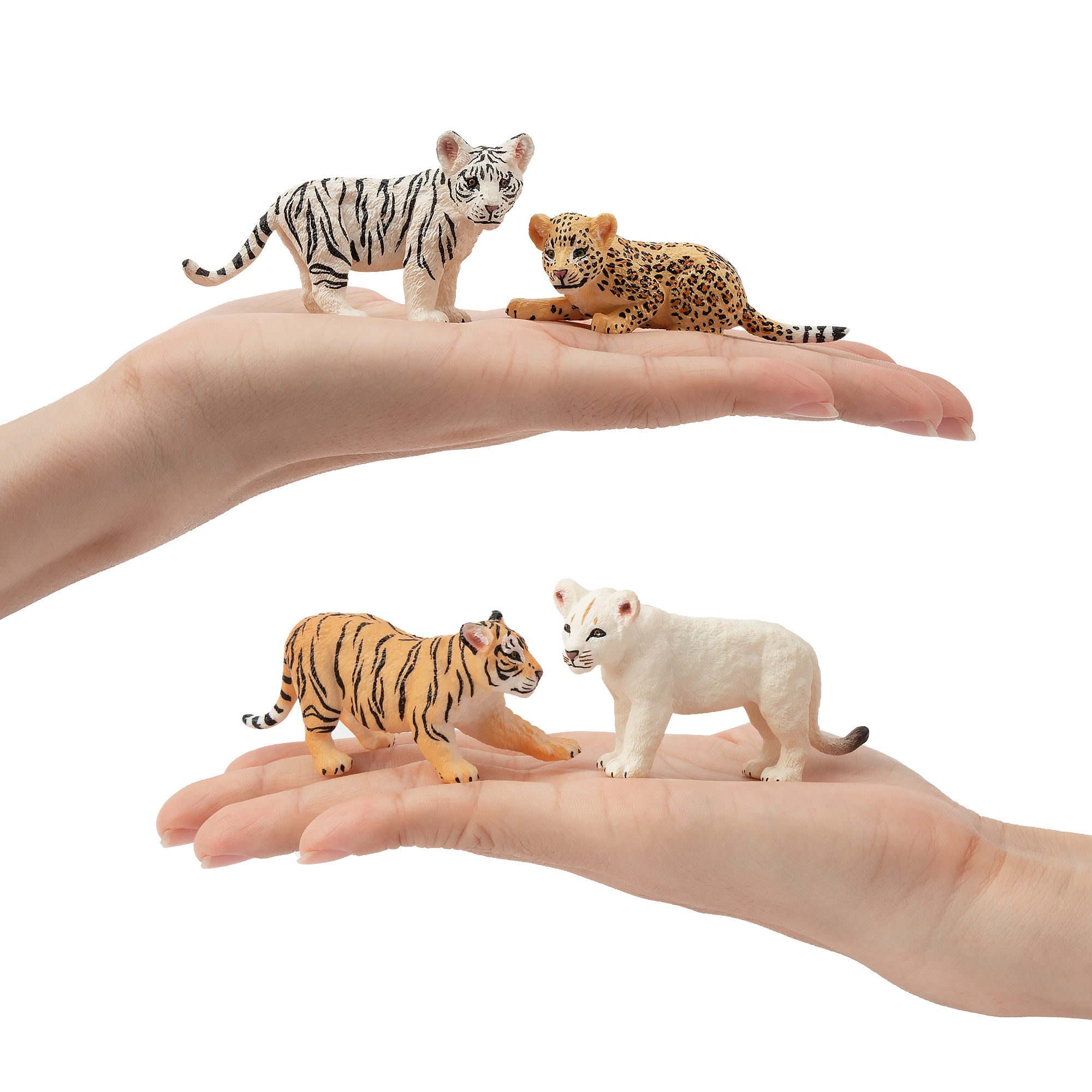 12-Piece Mini Tiger Cub Figurines Playset-on hand