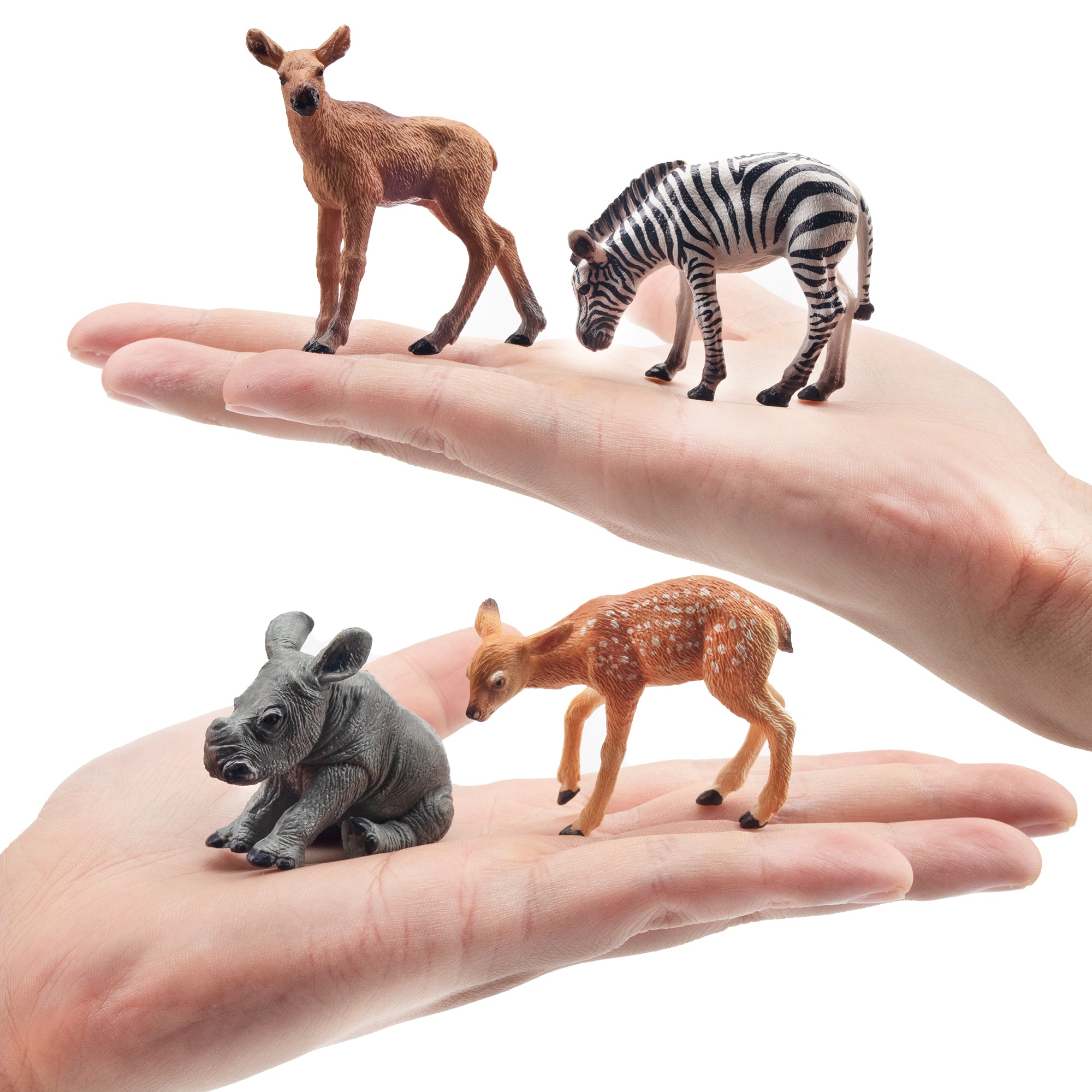 12-Piece Mini Wildlife Animals Set-on hand