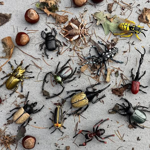 12-Piece Insect & Beetle Figurine Playset