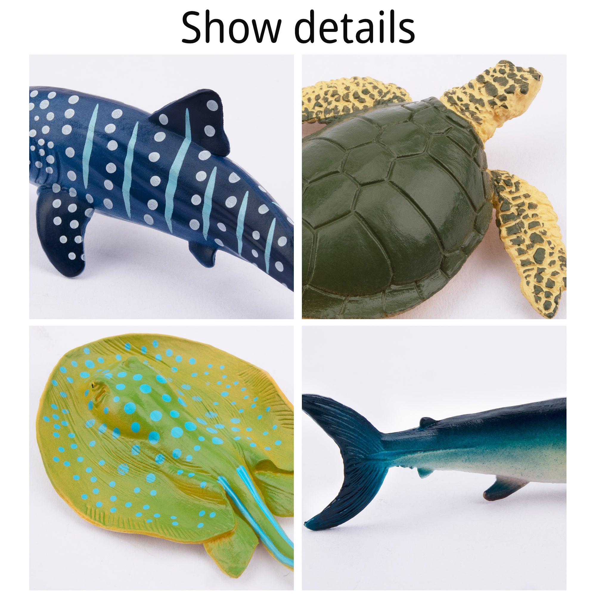 24-Piece Mini Ocean Animal Variety Figurines Playset-detail