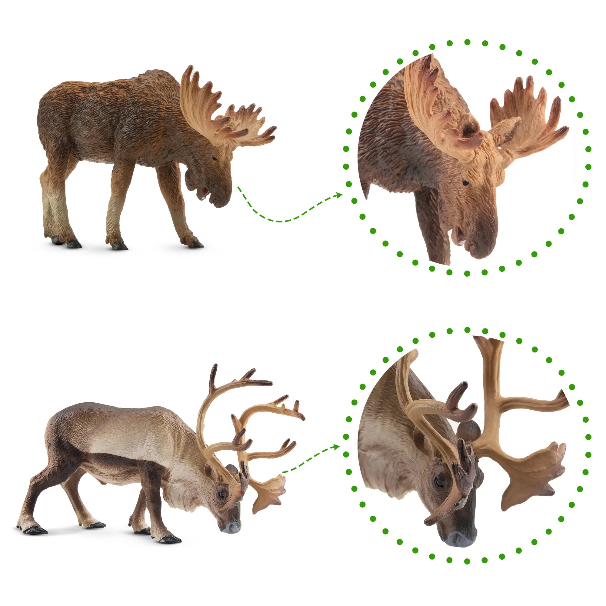 5-Piece Deer Family Figurines Set-detail 1