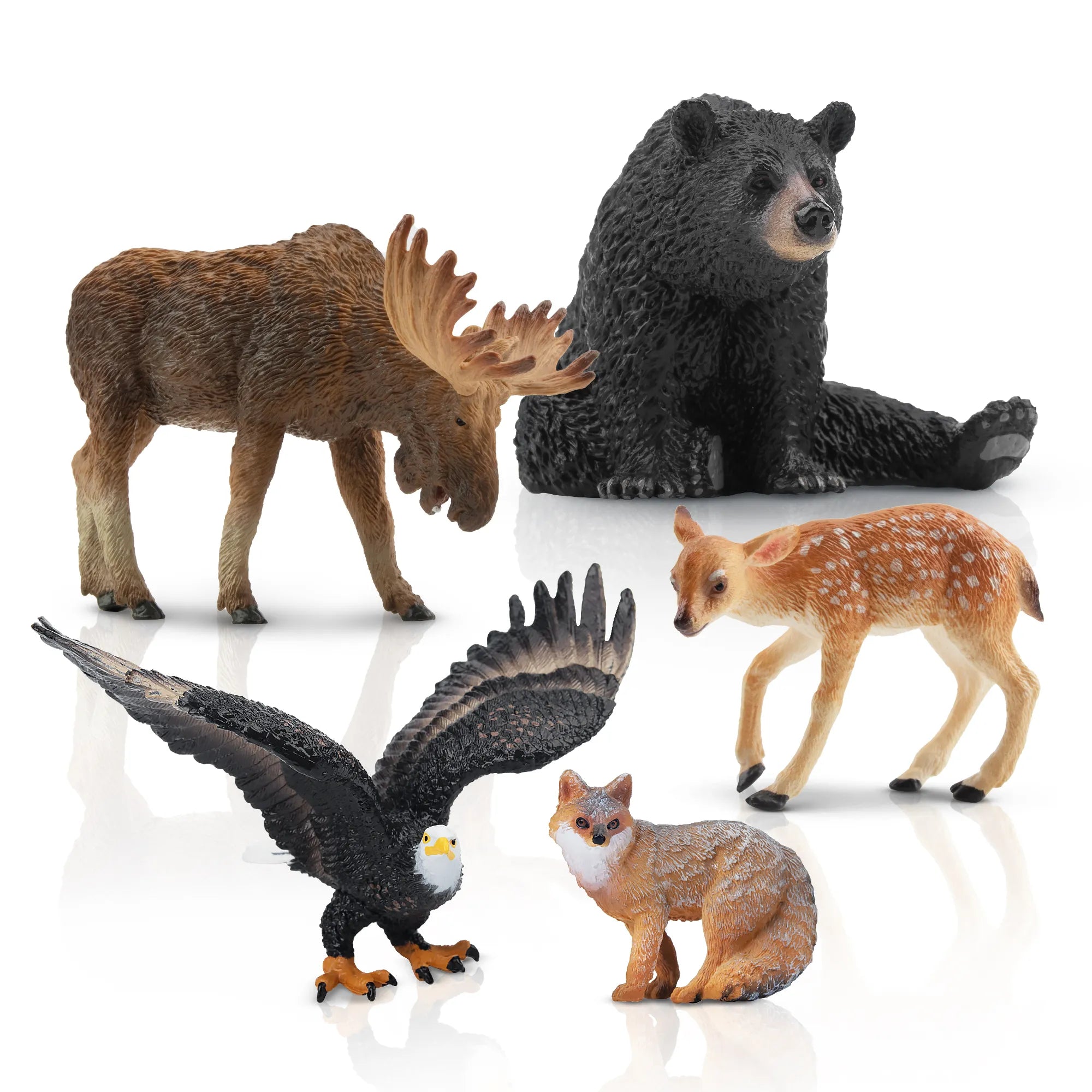 5-Piece North American Woodland Figurines Bundle-1
